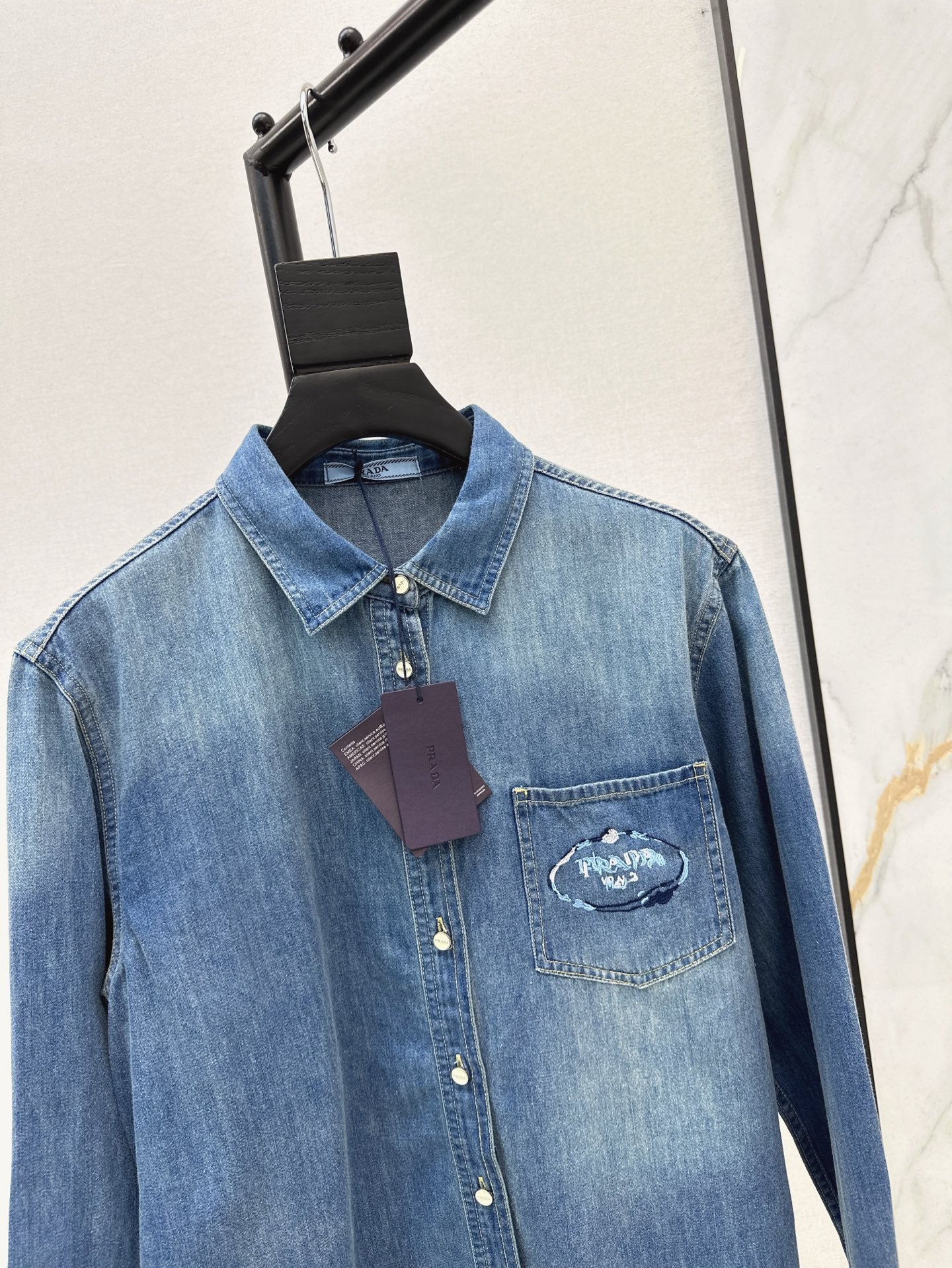 Pra 25ss denim shirt