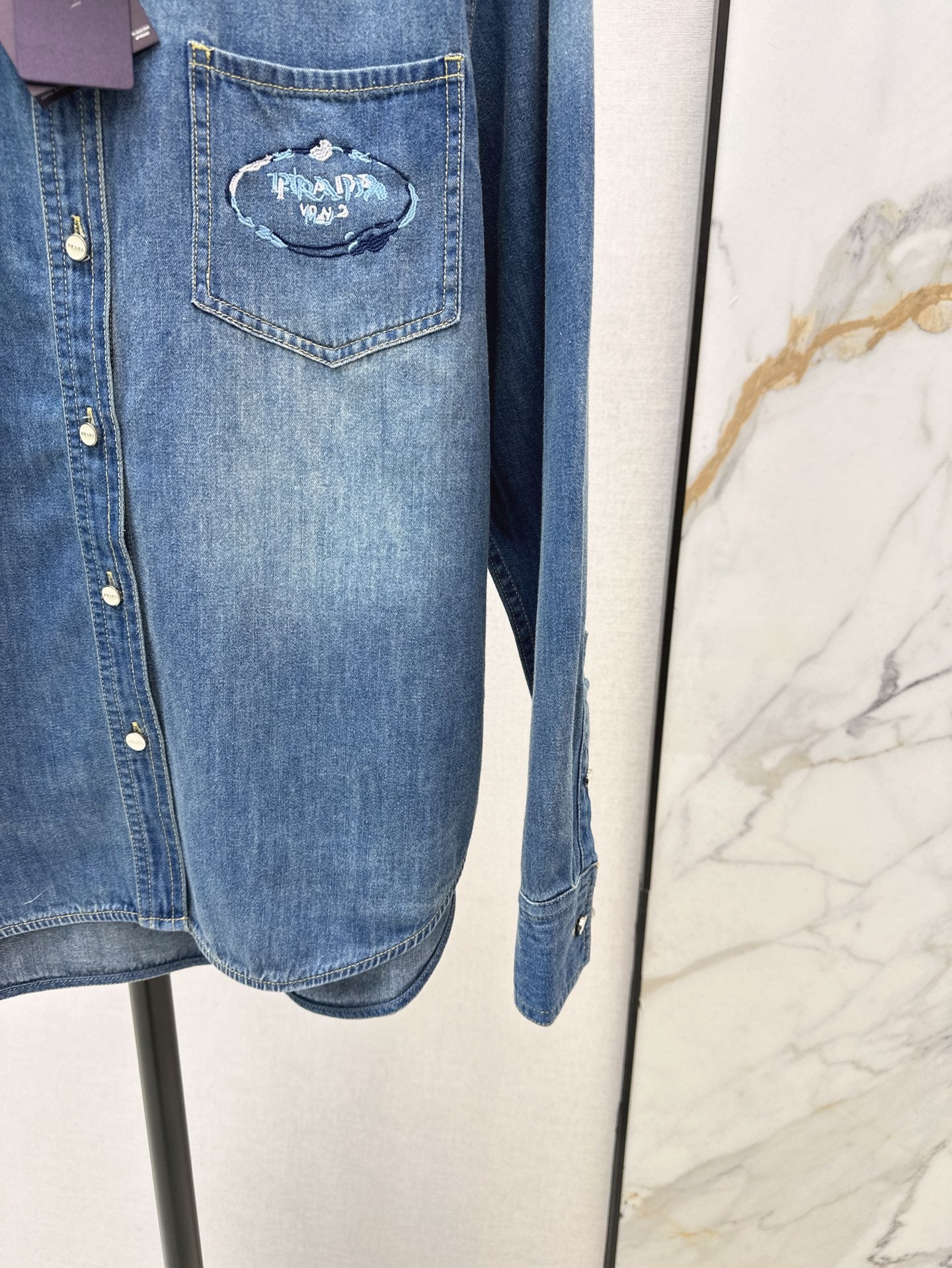 Pra 25ss denim shirt