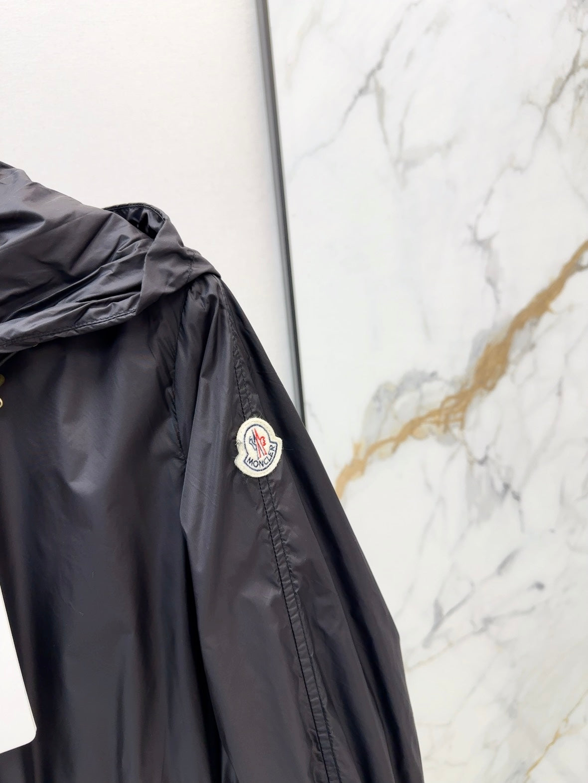 Moncl 25ss hooded long coat parkas