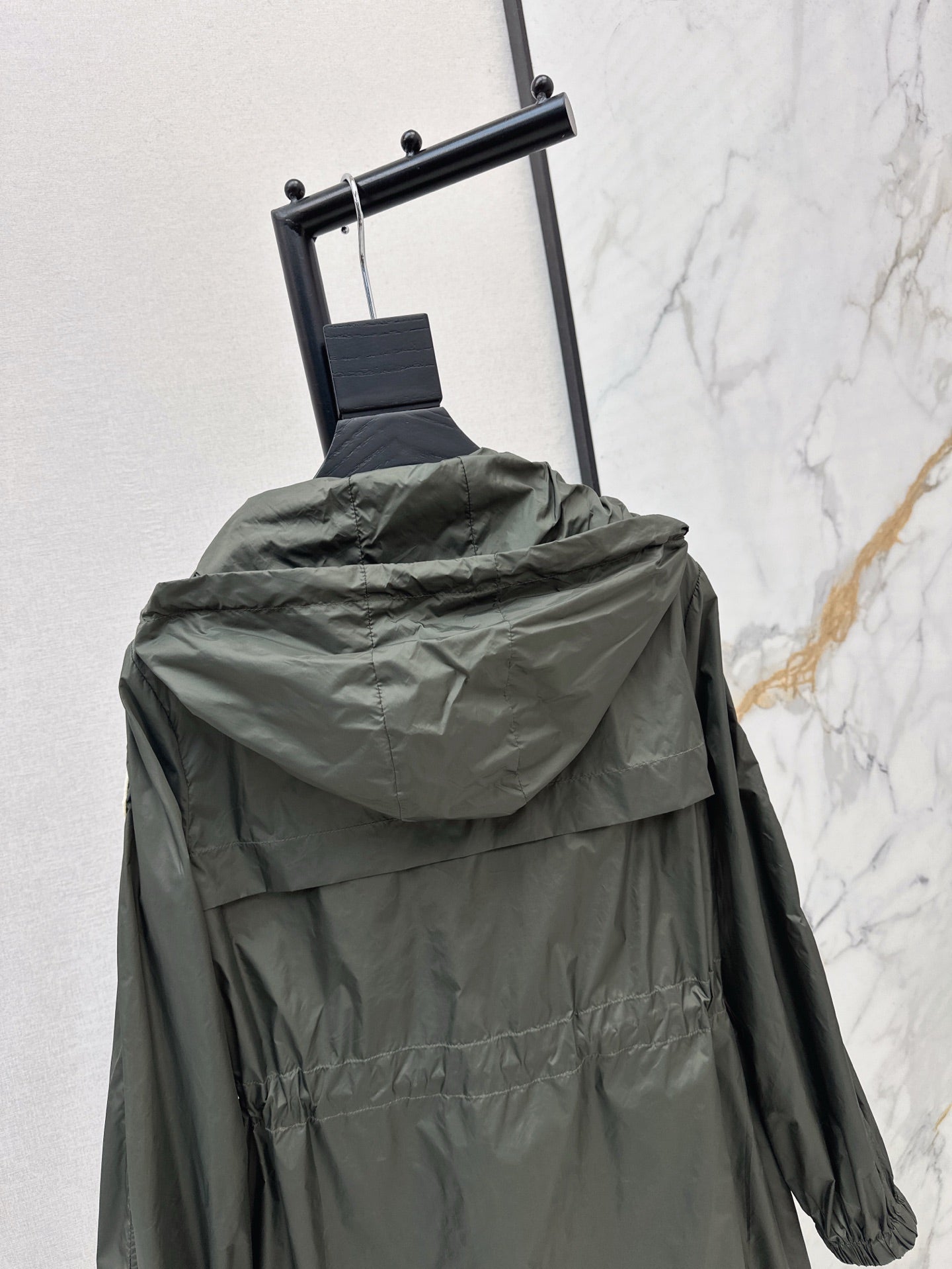 Moncl 25ss hooded long coat parkas