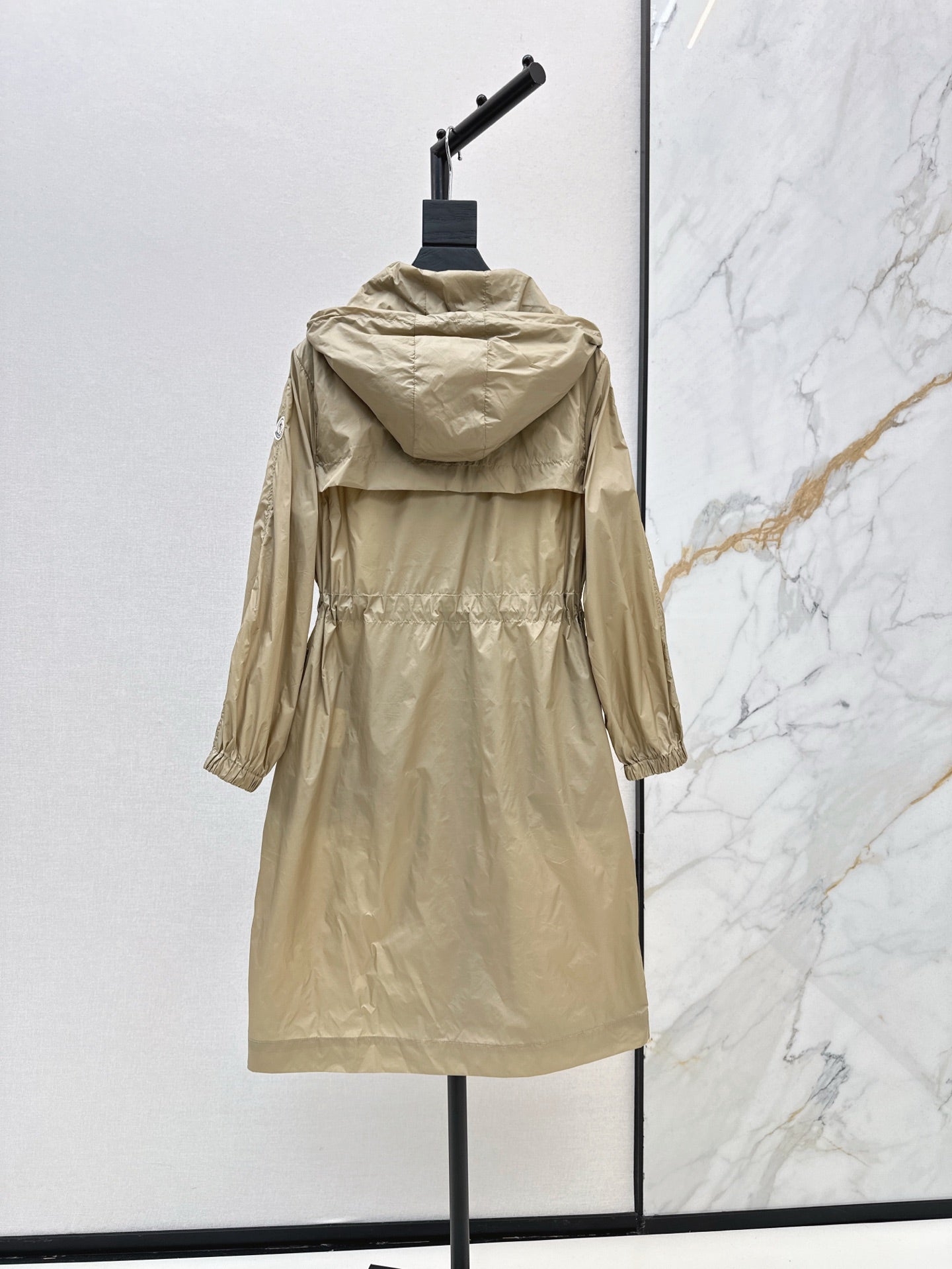 Moncl 25ss hooded long coat parkas