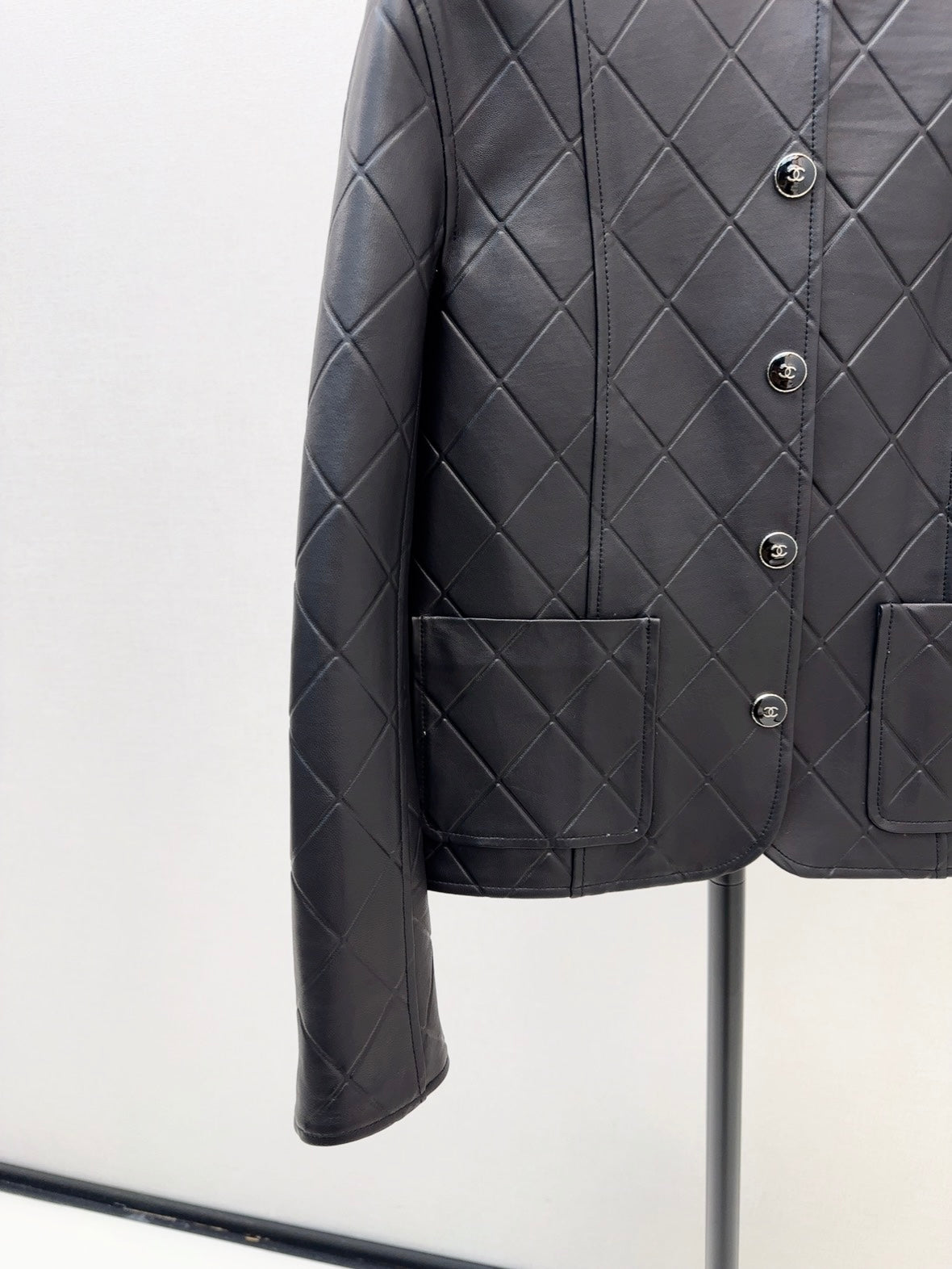 Chan 25ss genuine leather jacket