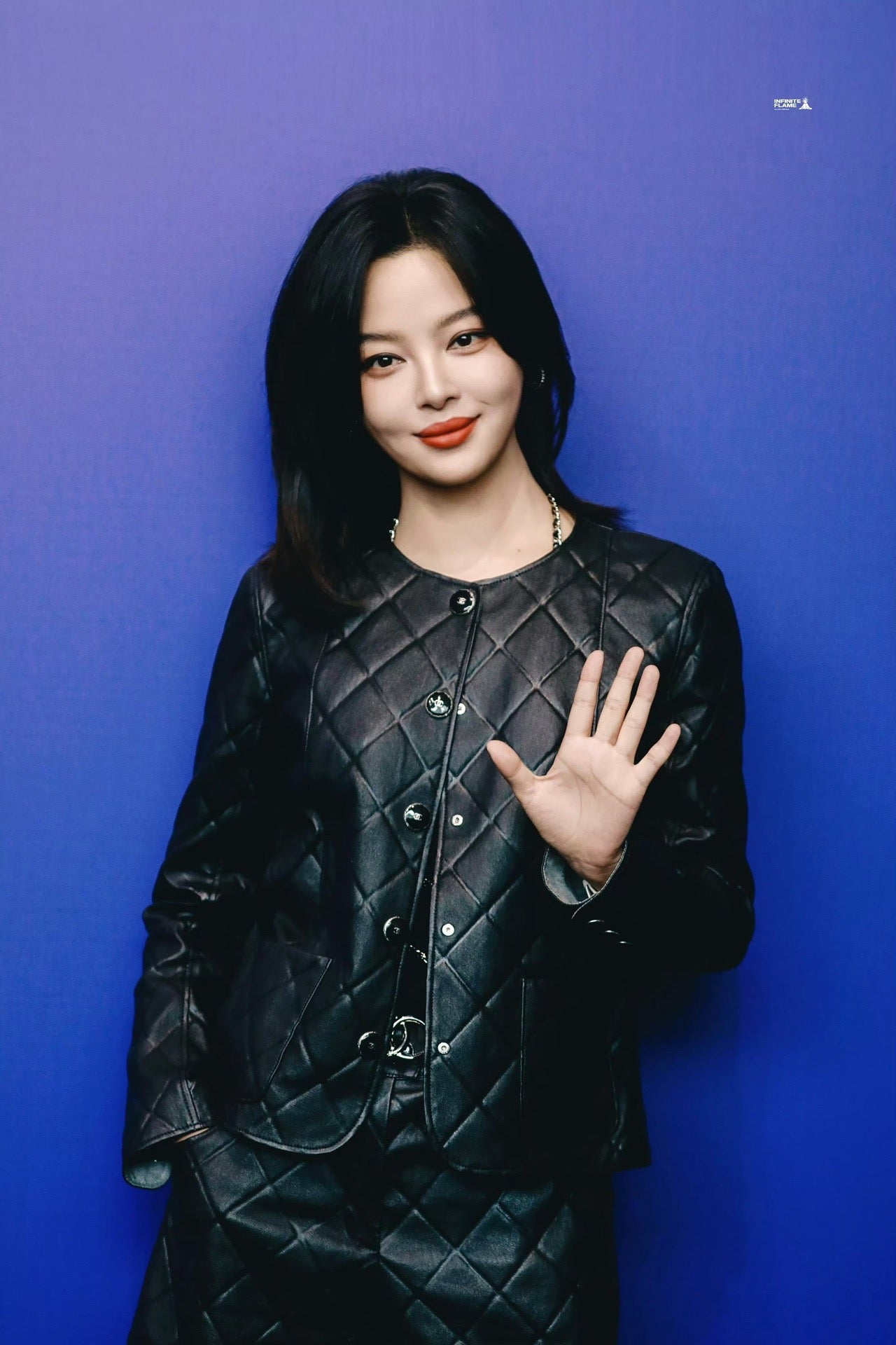 Chan 25ss genuine leather jacket
