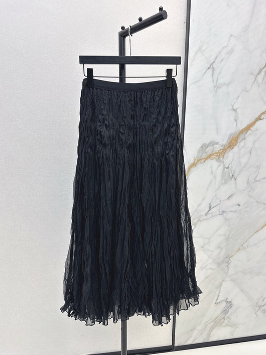 D 25ss pleated skirt