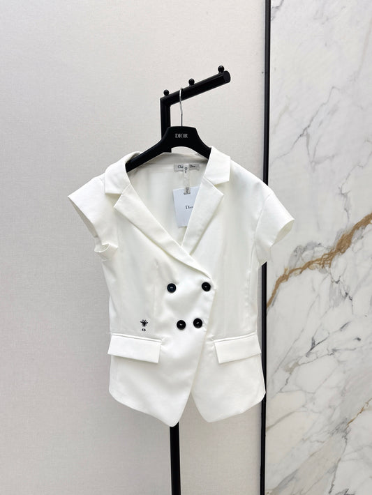 D 25ss slant collar vest