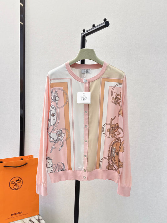 H 24ss knit cardigan