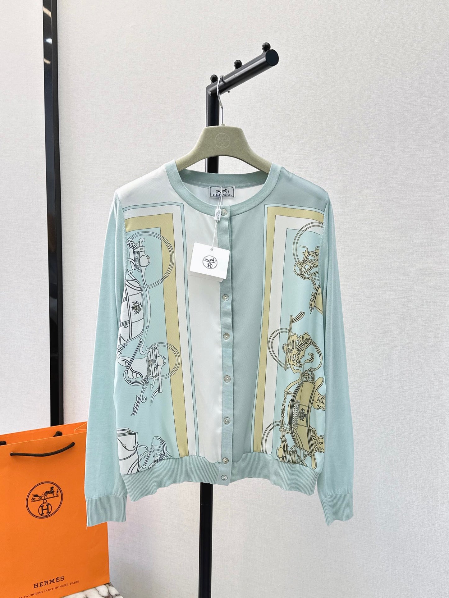 H 24ss knit cardigan