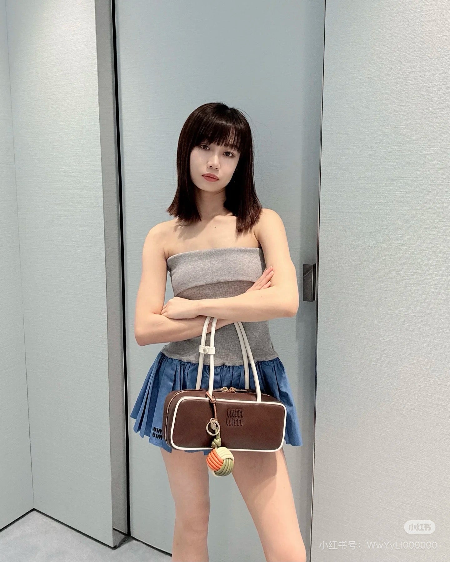 Miu 25ss tube top dress