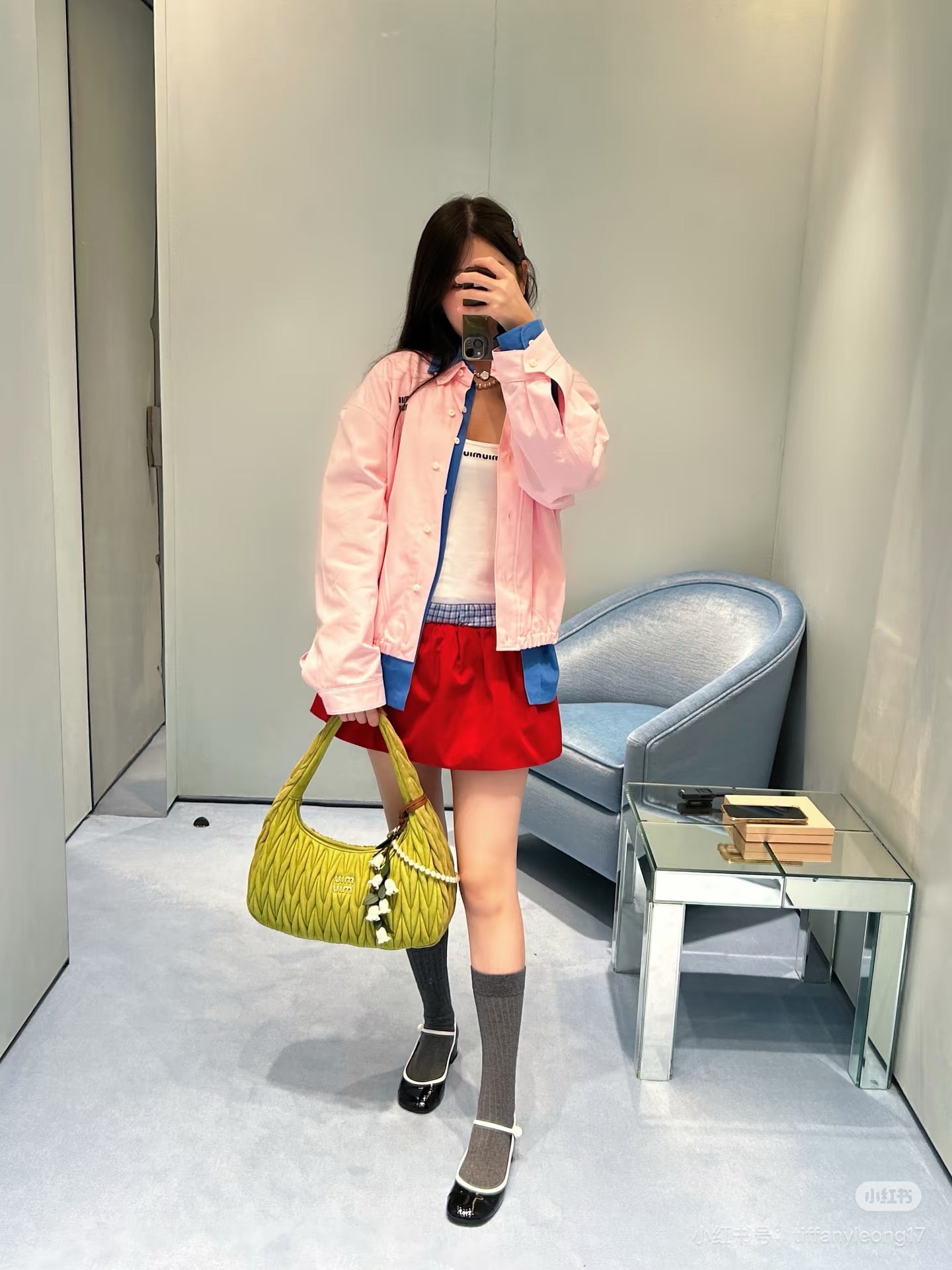 Miu 25ss embroidered jacket