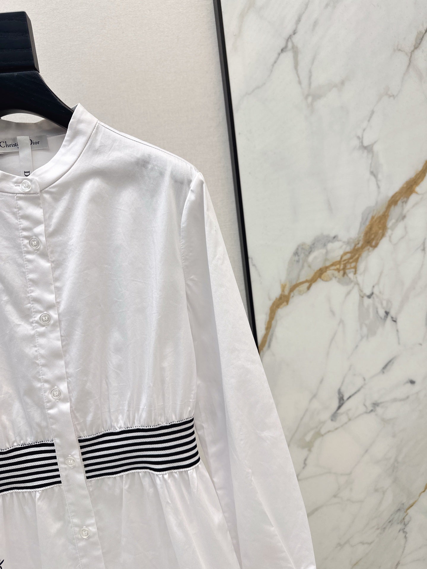 Dio 25ss webbing shirt dress
