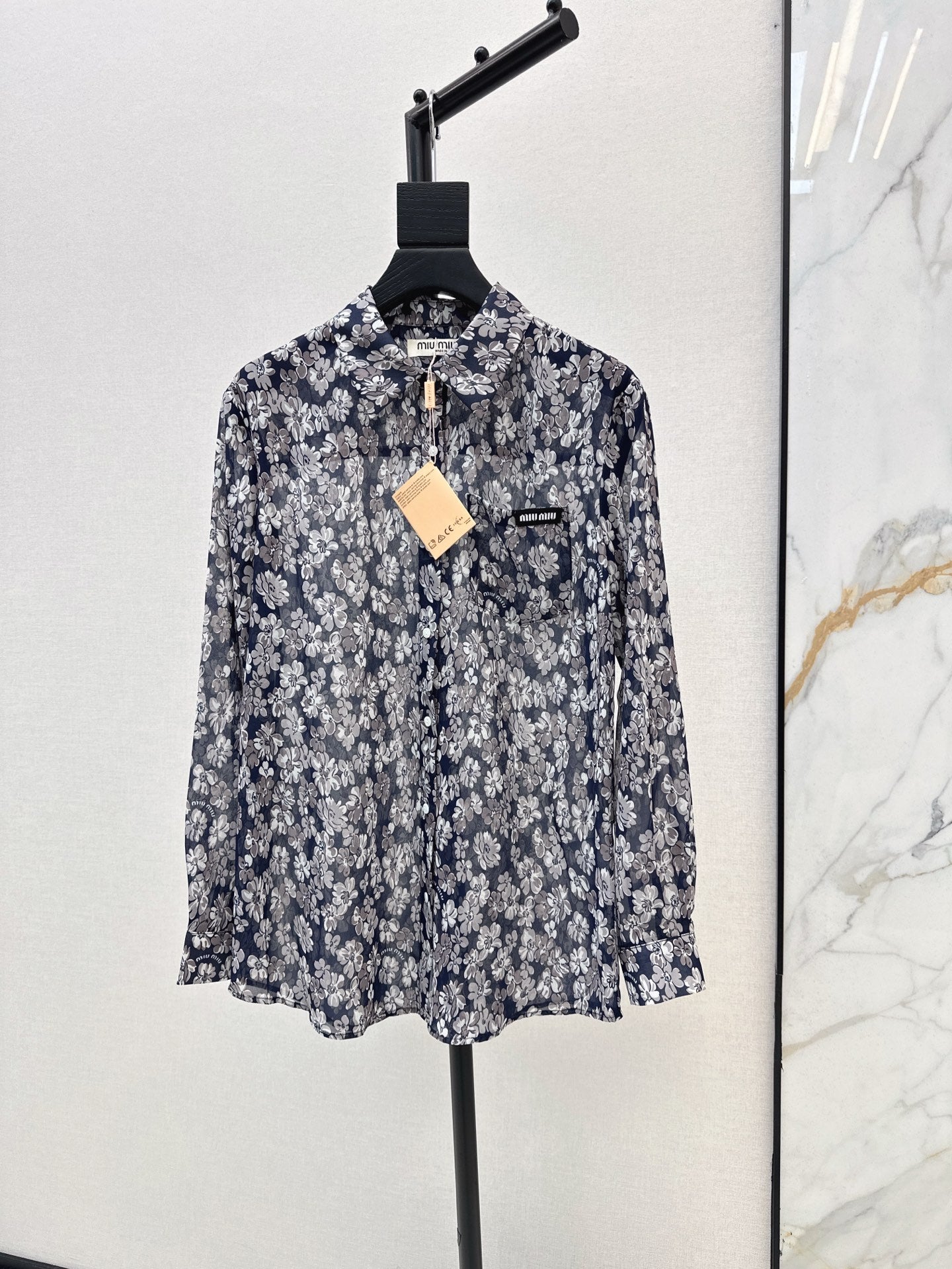 Miu 25ss Flora shirt