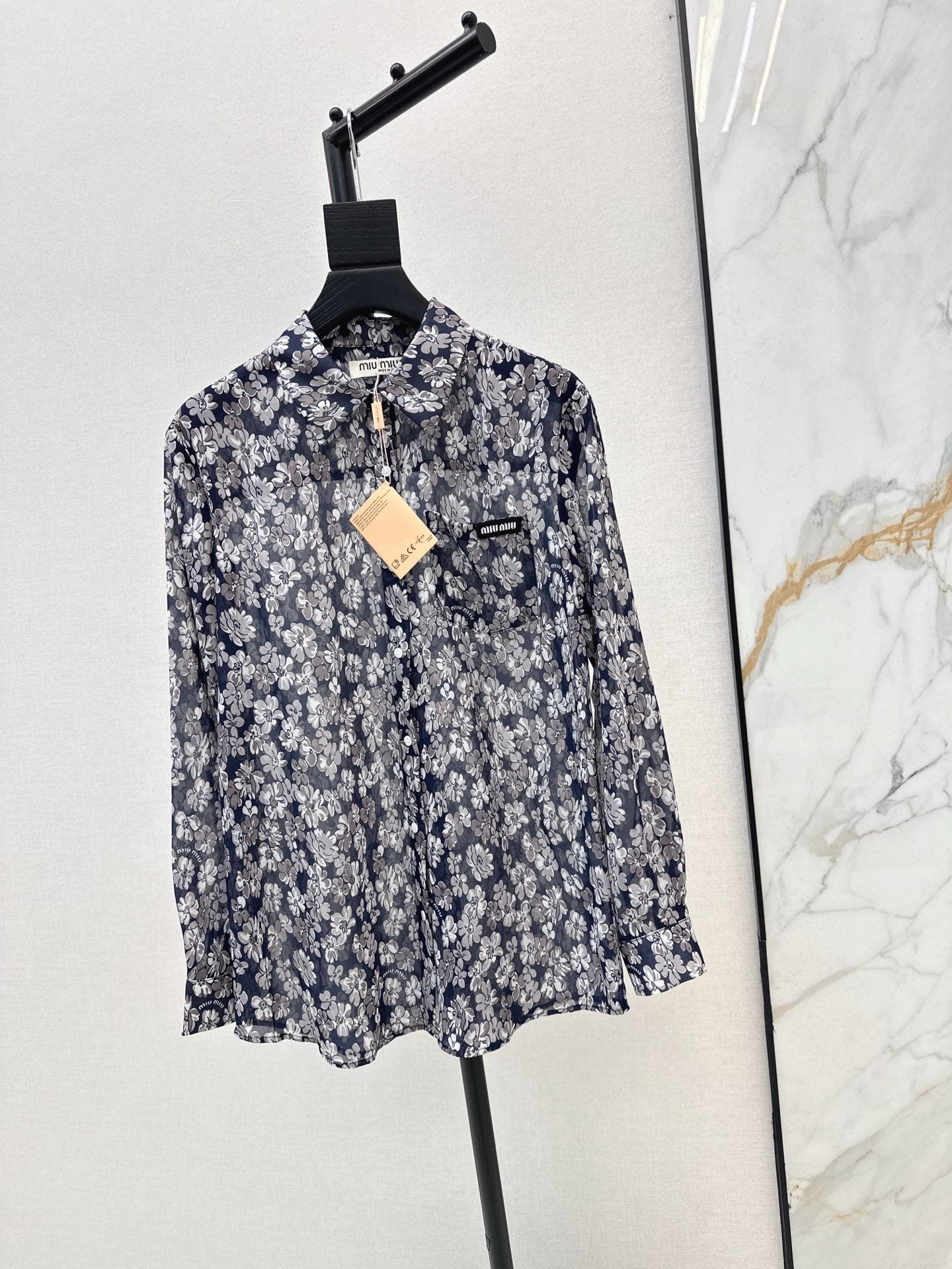 Miu 25ss Flora shirt