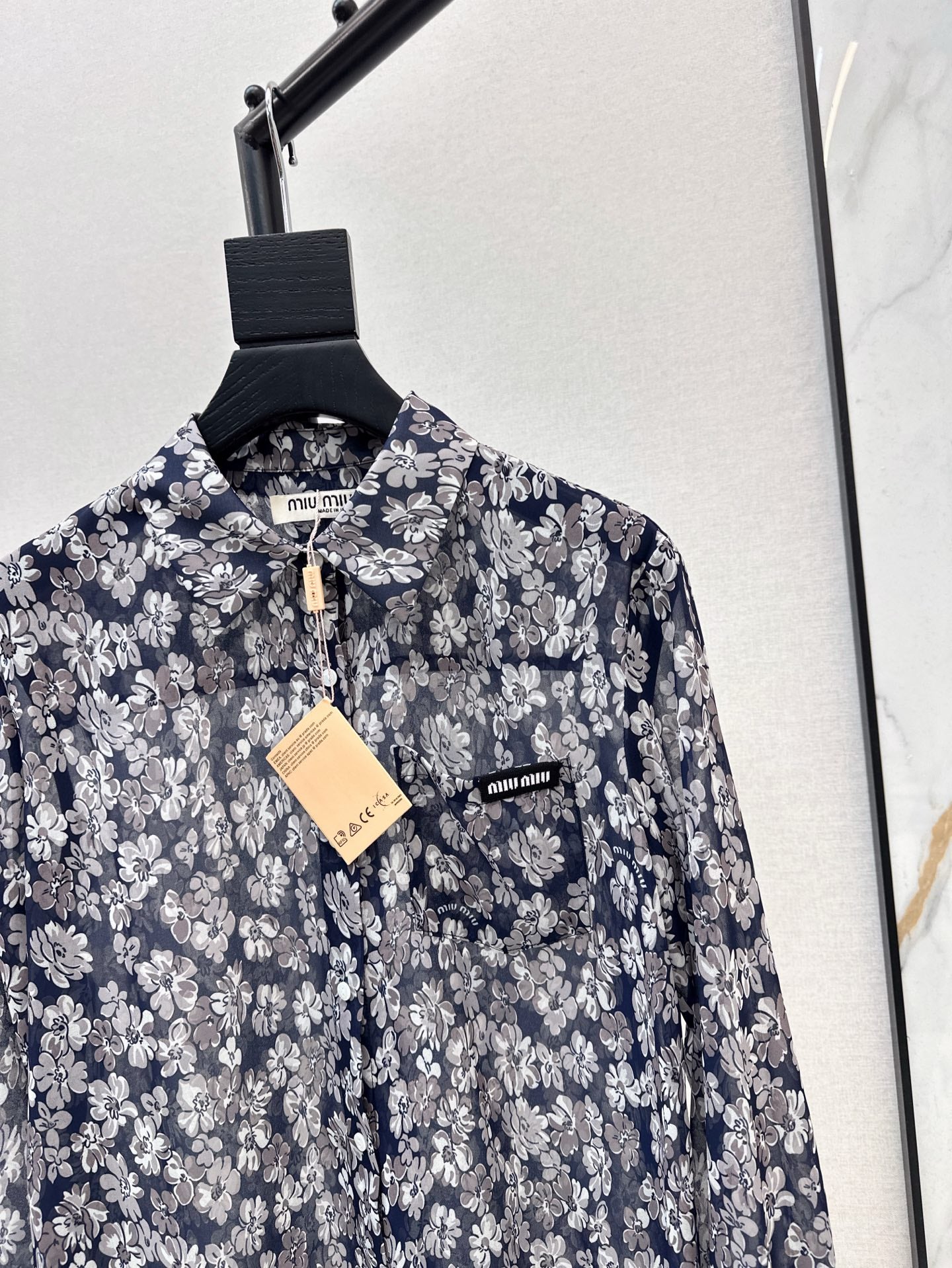 Miu 25ss Flora shirt