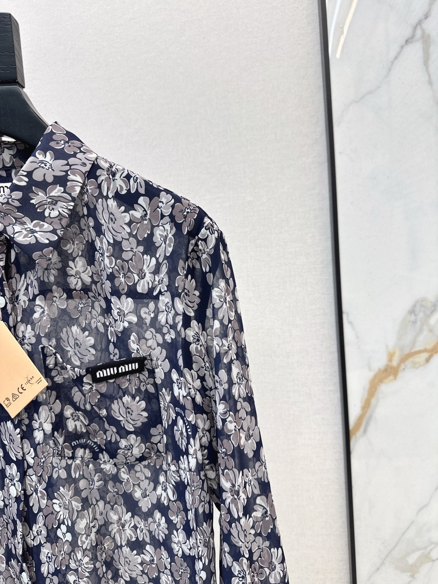 Miu 25ss Flora shirt