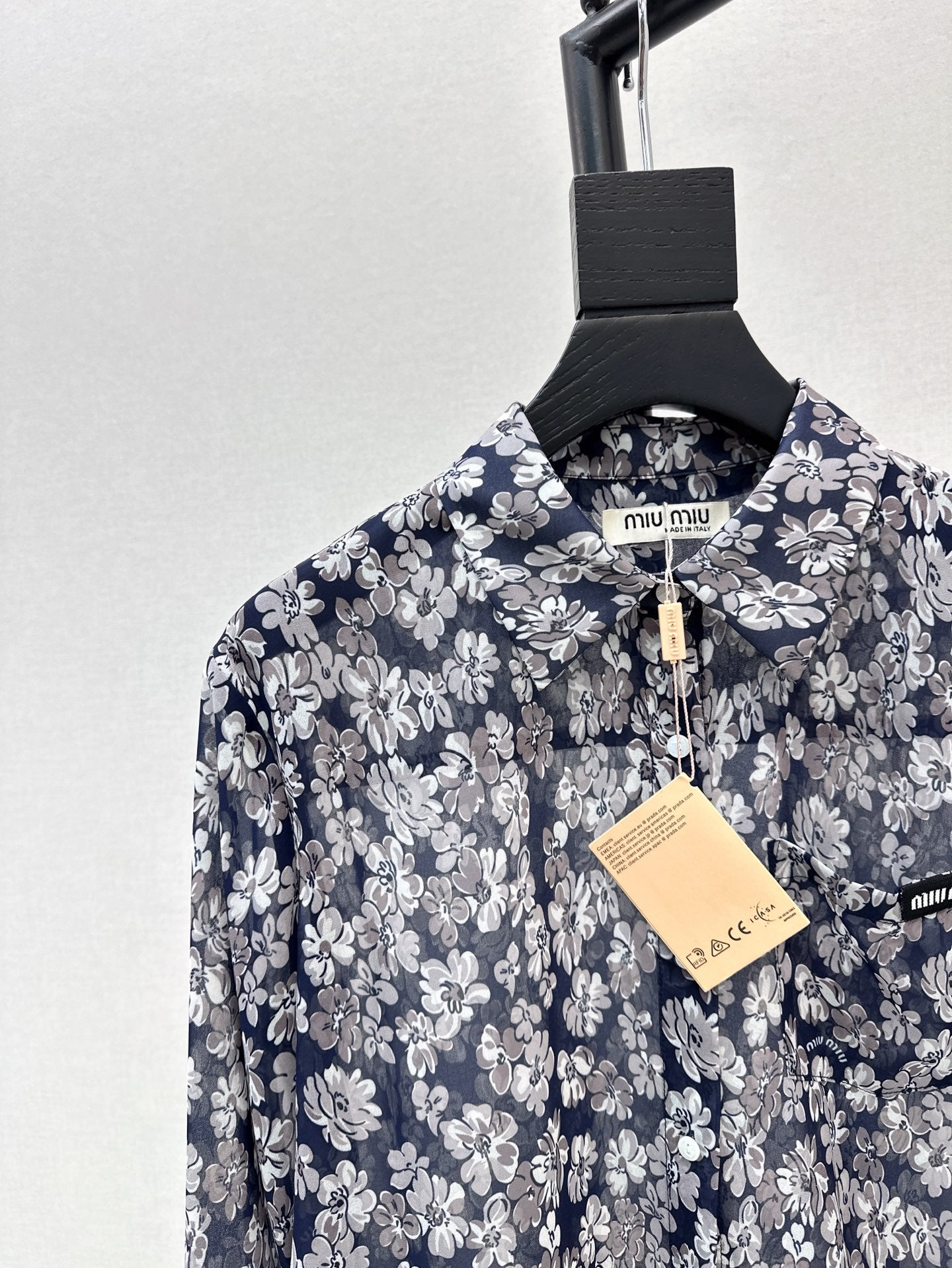 Miu 25ss Flora shirt