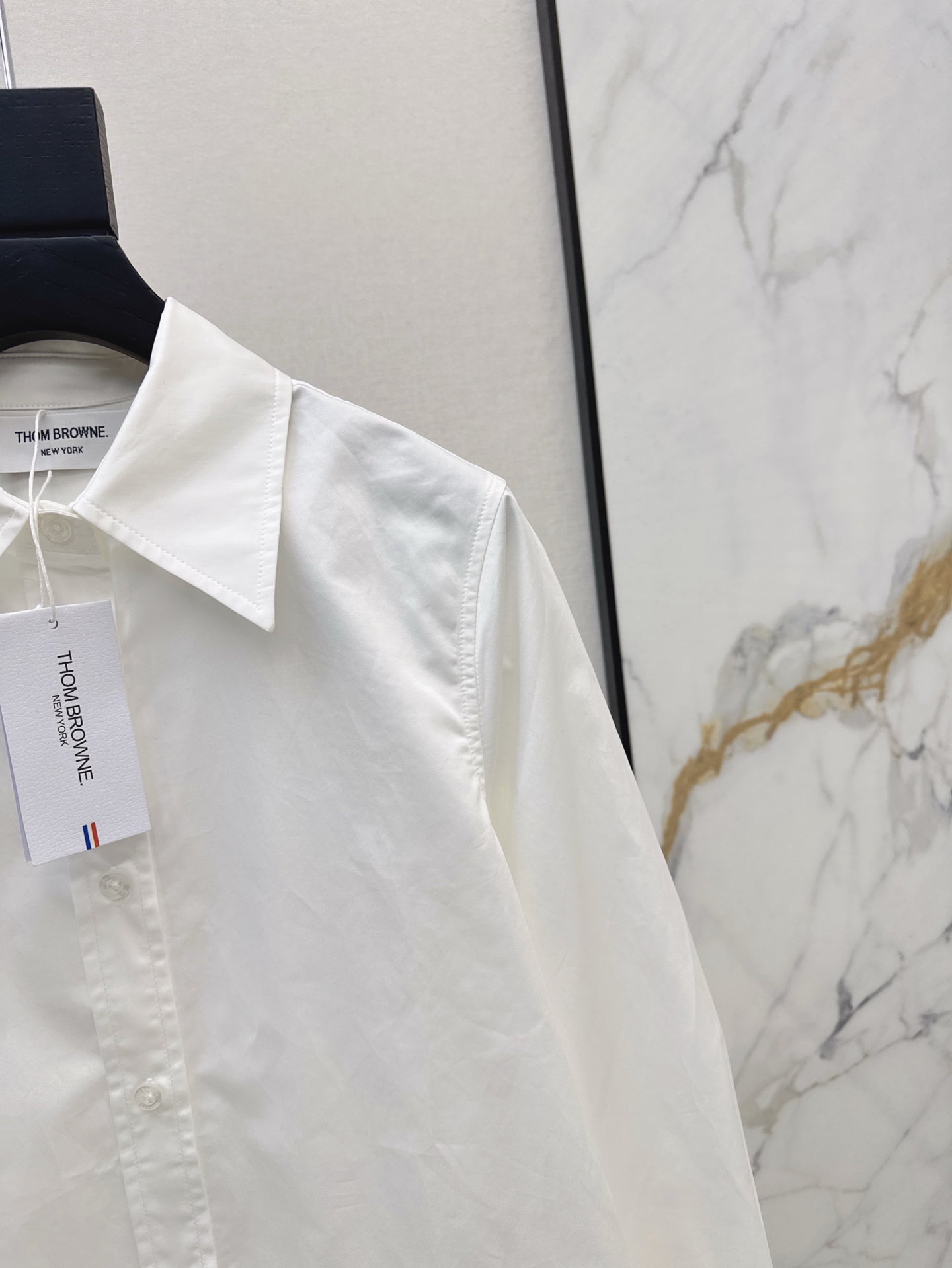 Th 25ss pleated shirt