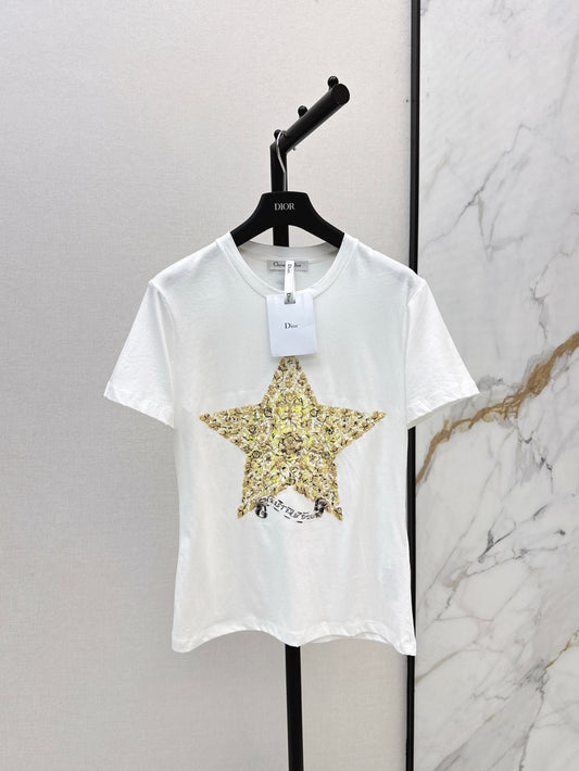 D 25ss embroidered t-shirt