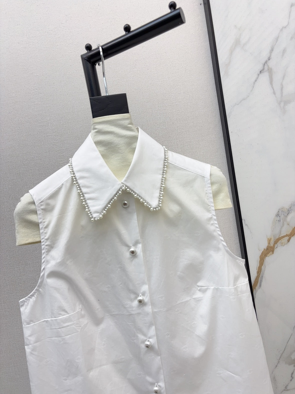 Chan 25ss beaded vest