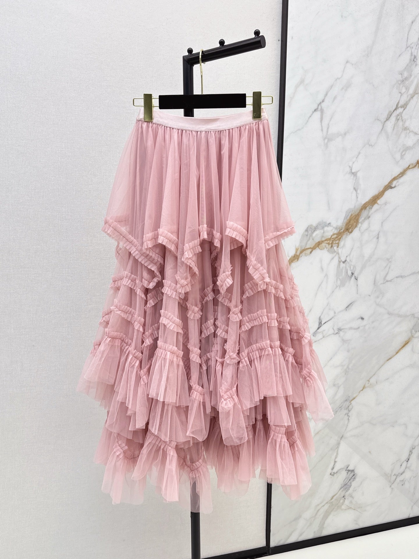 chan 25ss ruffle skirt