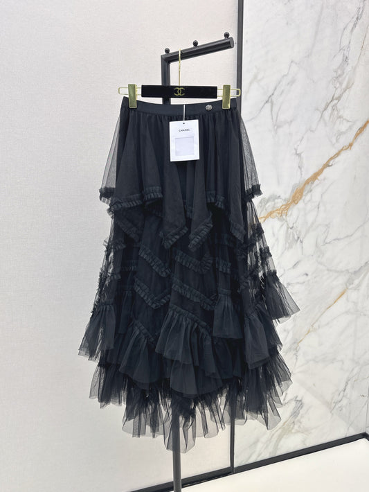 Ch 25ss ruffle skirt