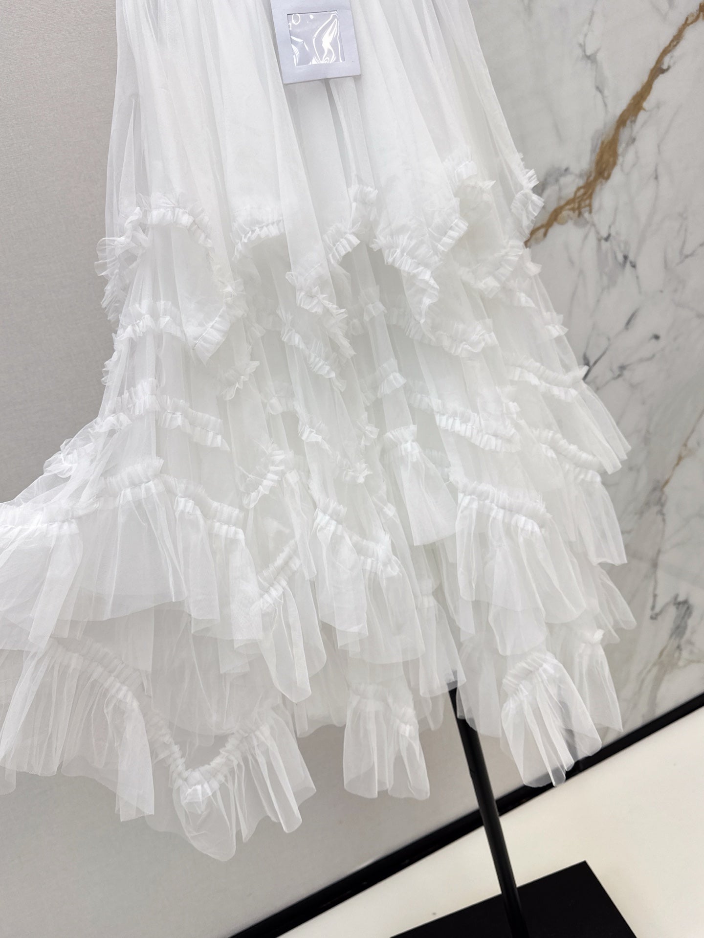 chan 25ss ruffle skirt