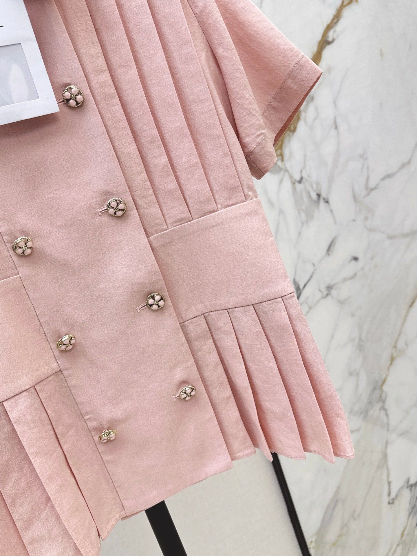 chan 25ss pleated shirt