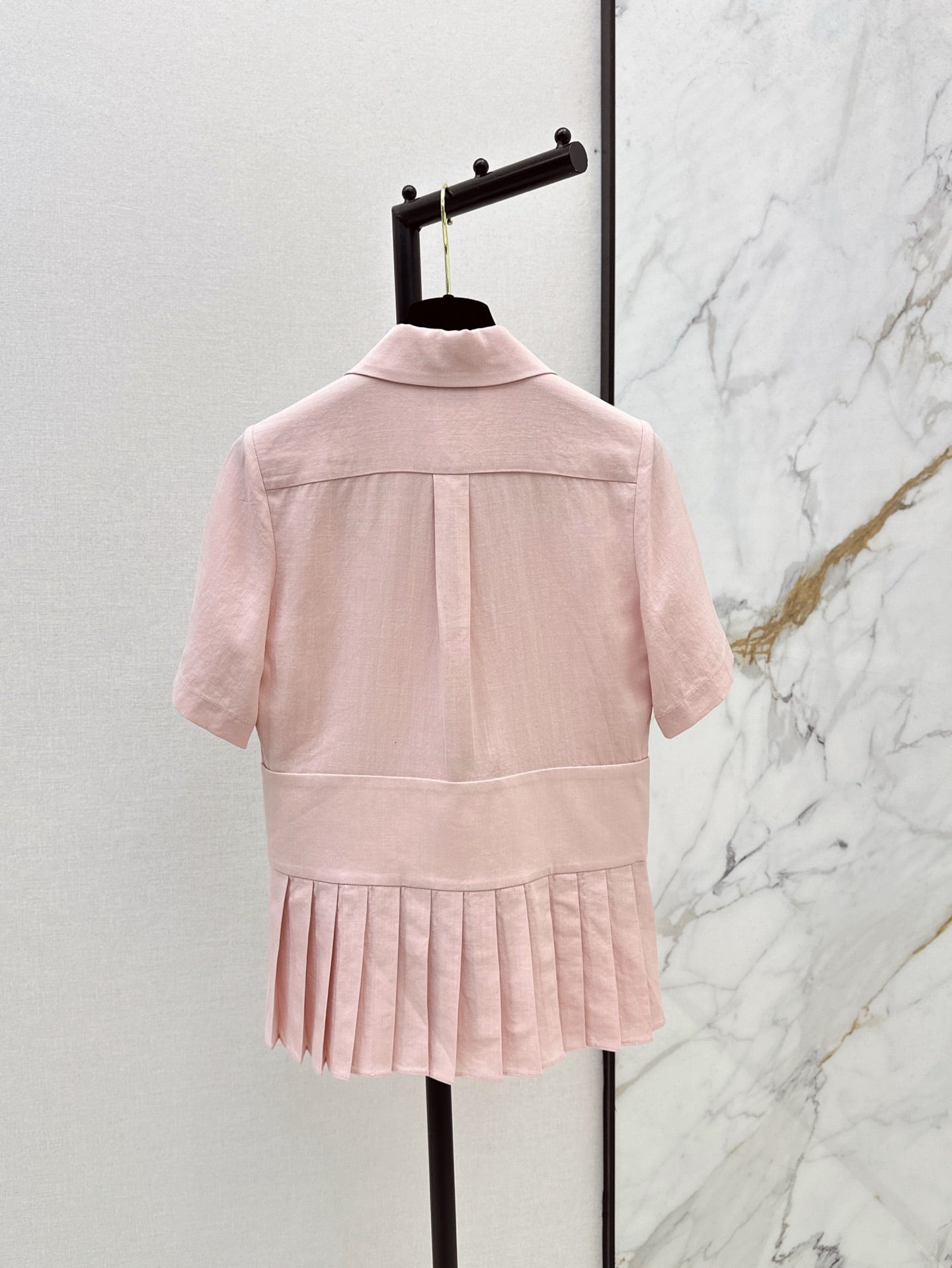 chan 25ss pleated shirt