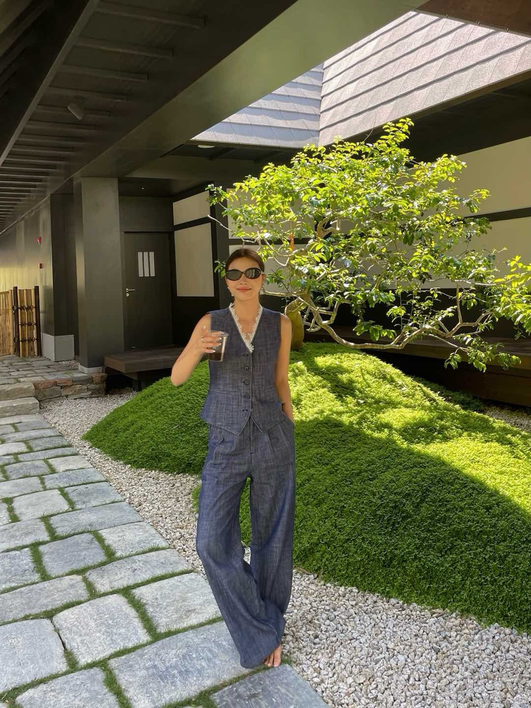 Loro pi 25ss linen set