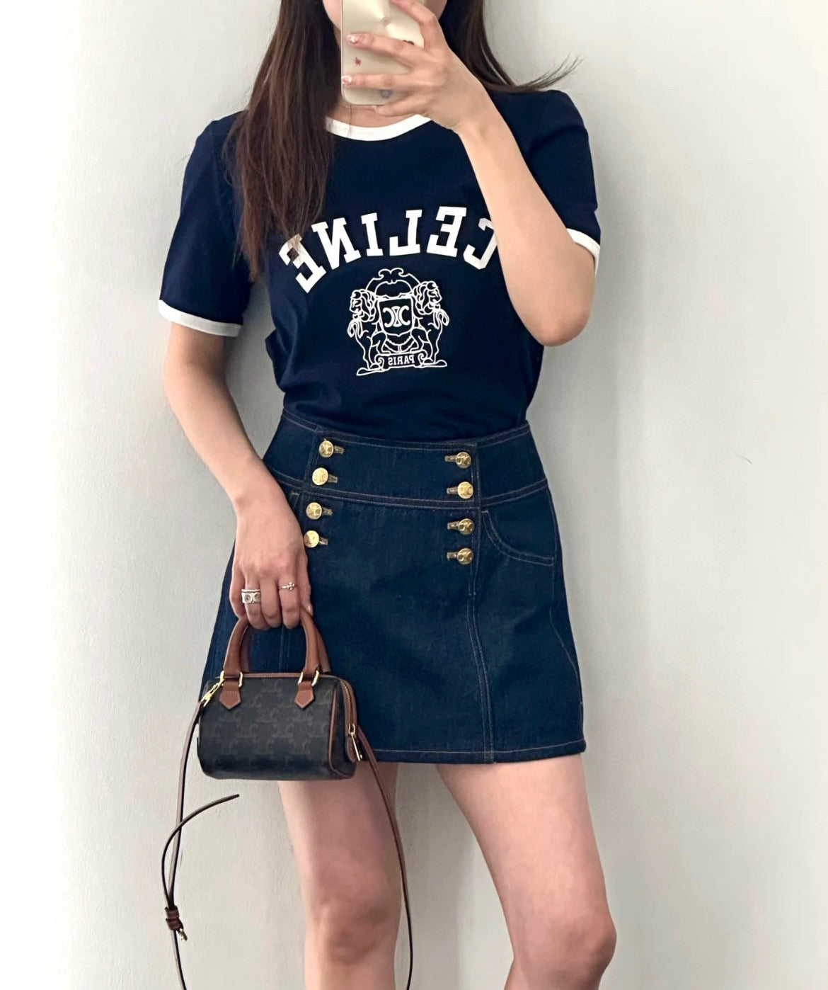 Celin 25ss print t-shirt