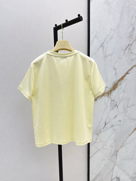Mi 25ss rhinestone t-shirt