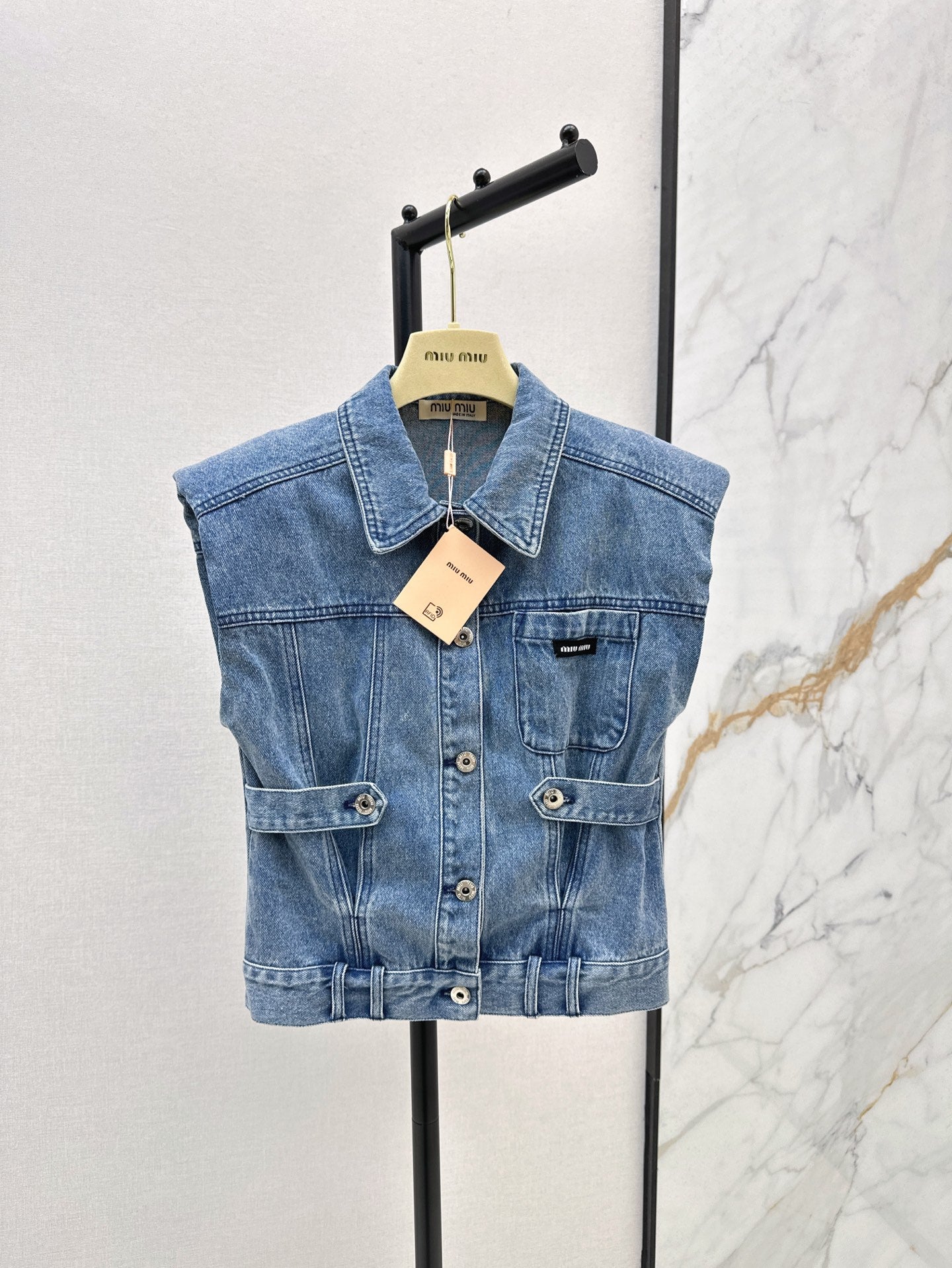 Miu 25ss denim vest