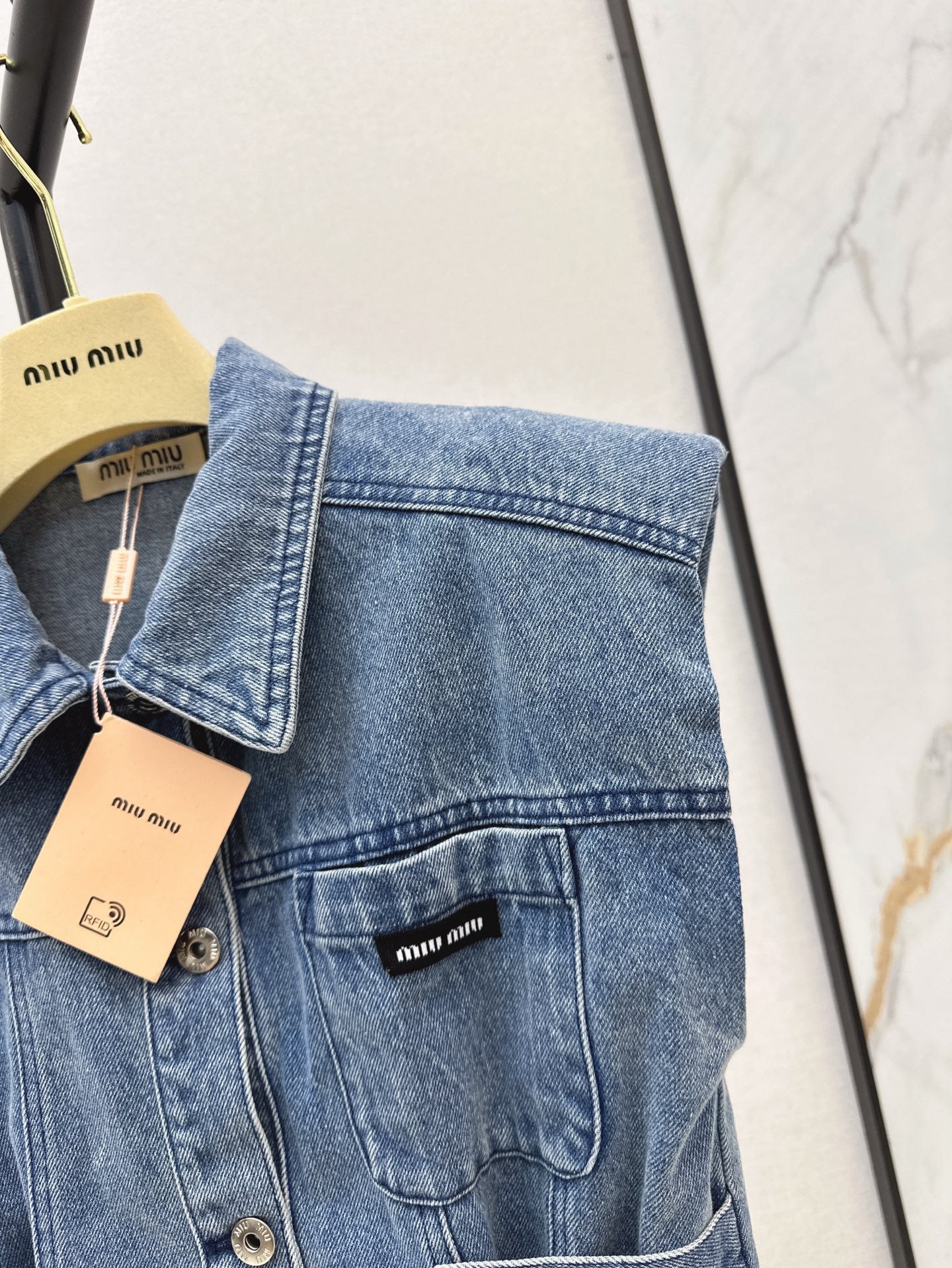 Miu 25ss denim vest