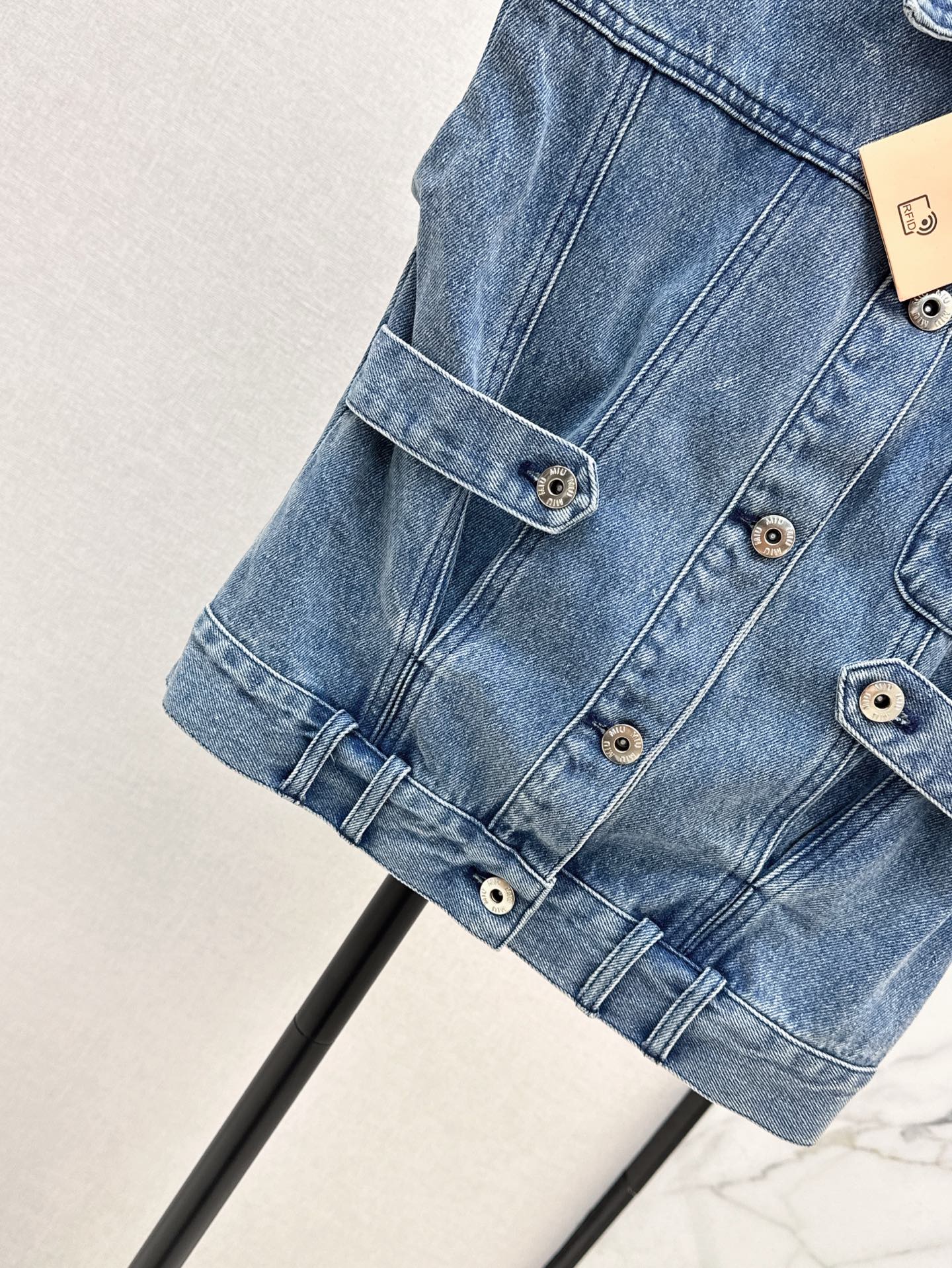 Miu 25ss denim vest