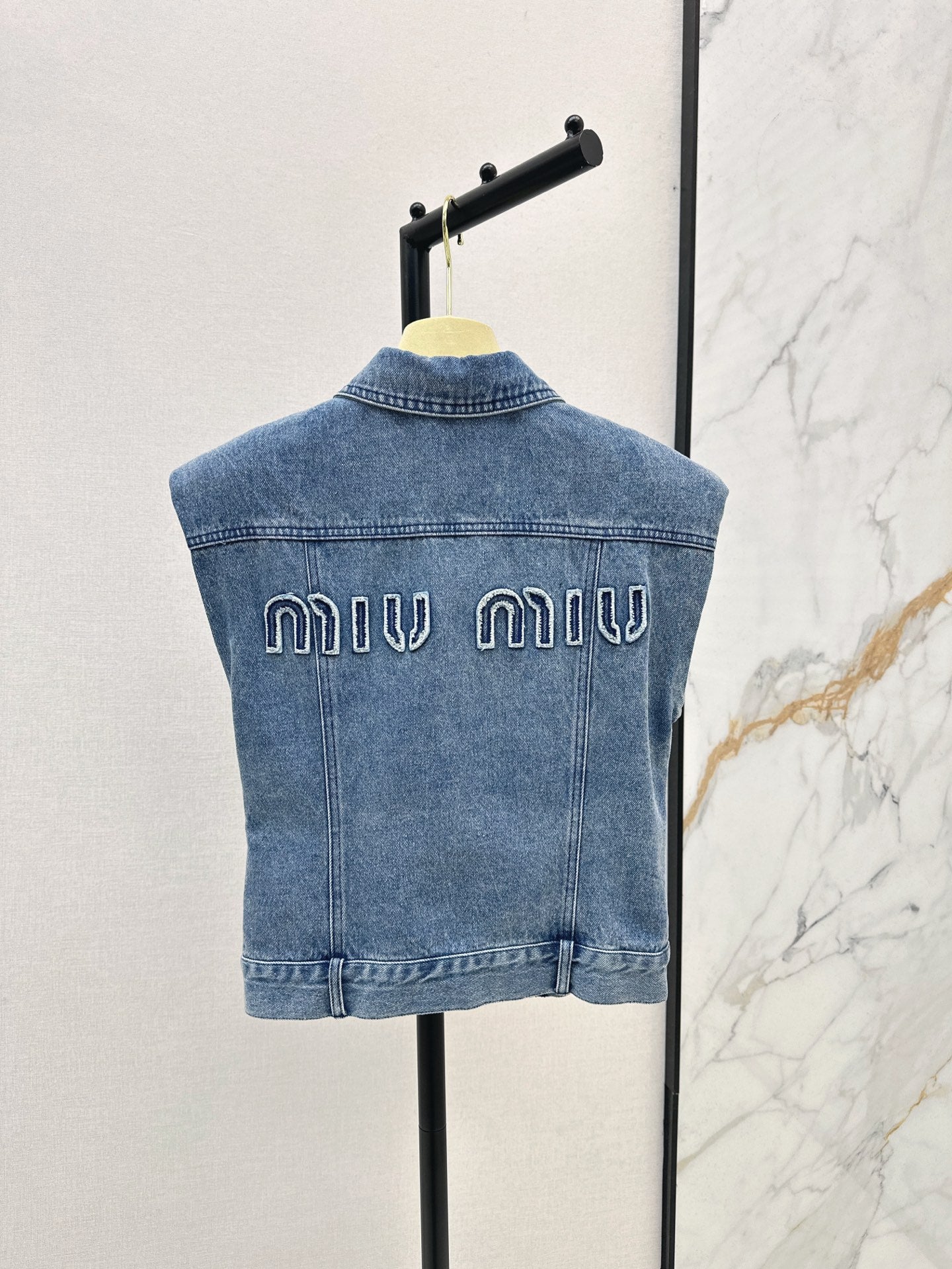 Miu 25ss denim vest