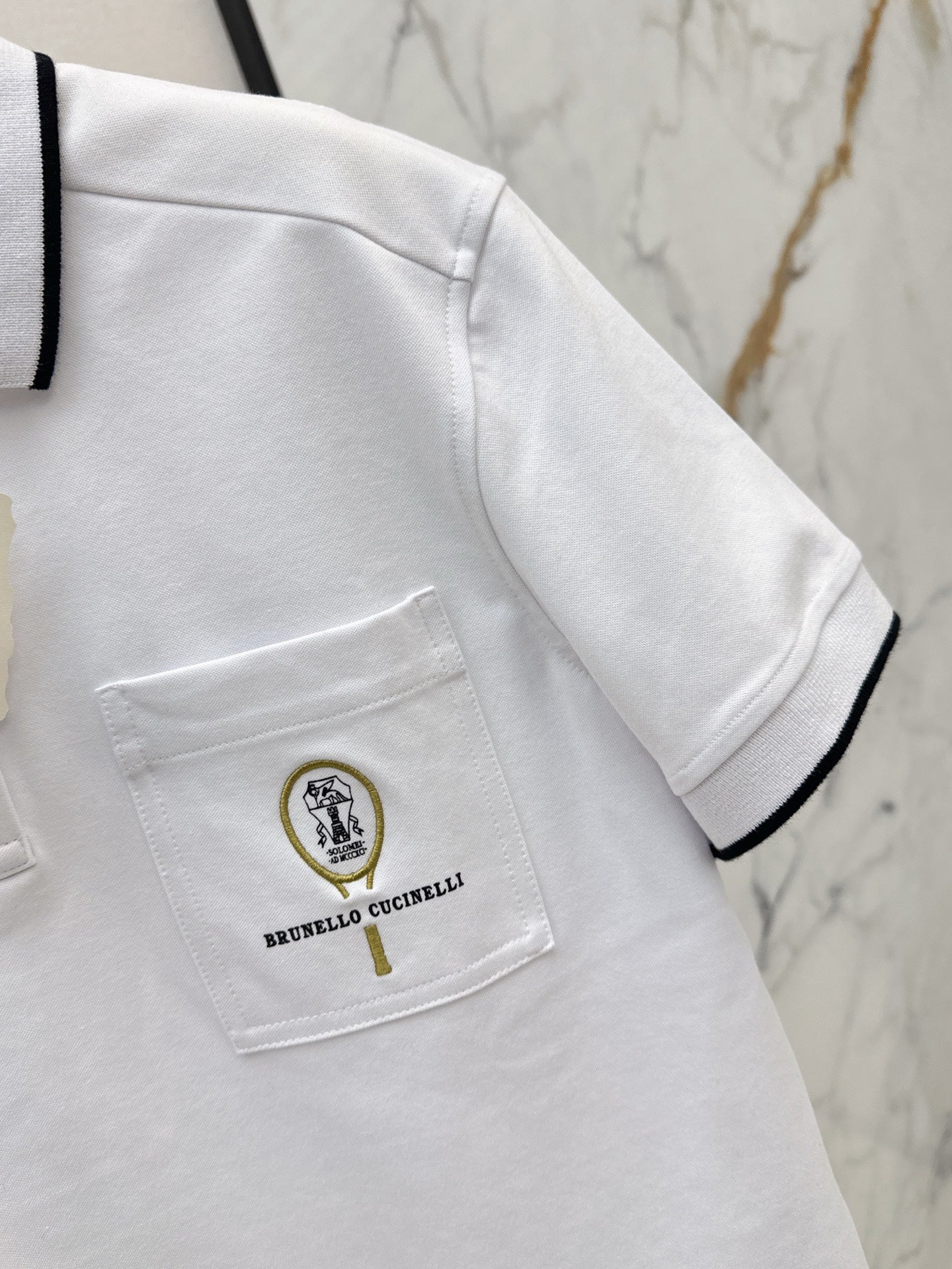 brunello 25ss polo skirt set