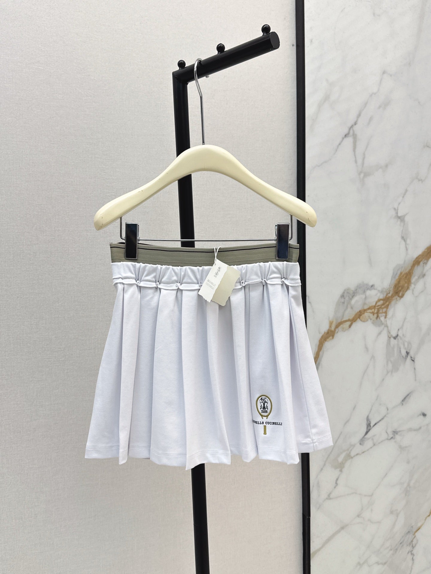brunello 25ss polo skirt set