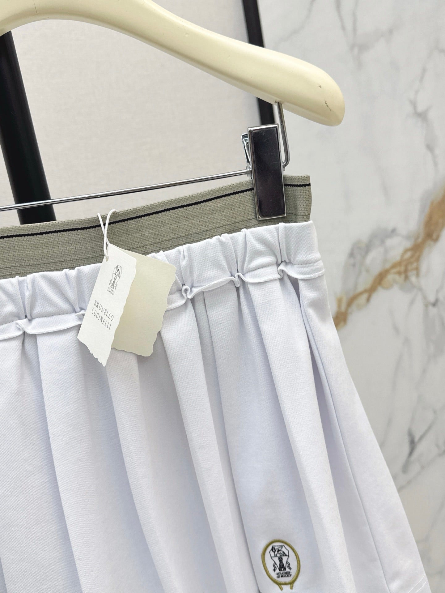 brunello 25ss polo skirt set