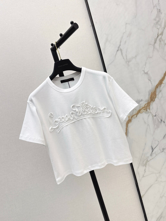 L 25ss embossed t-shirt