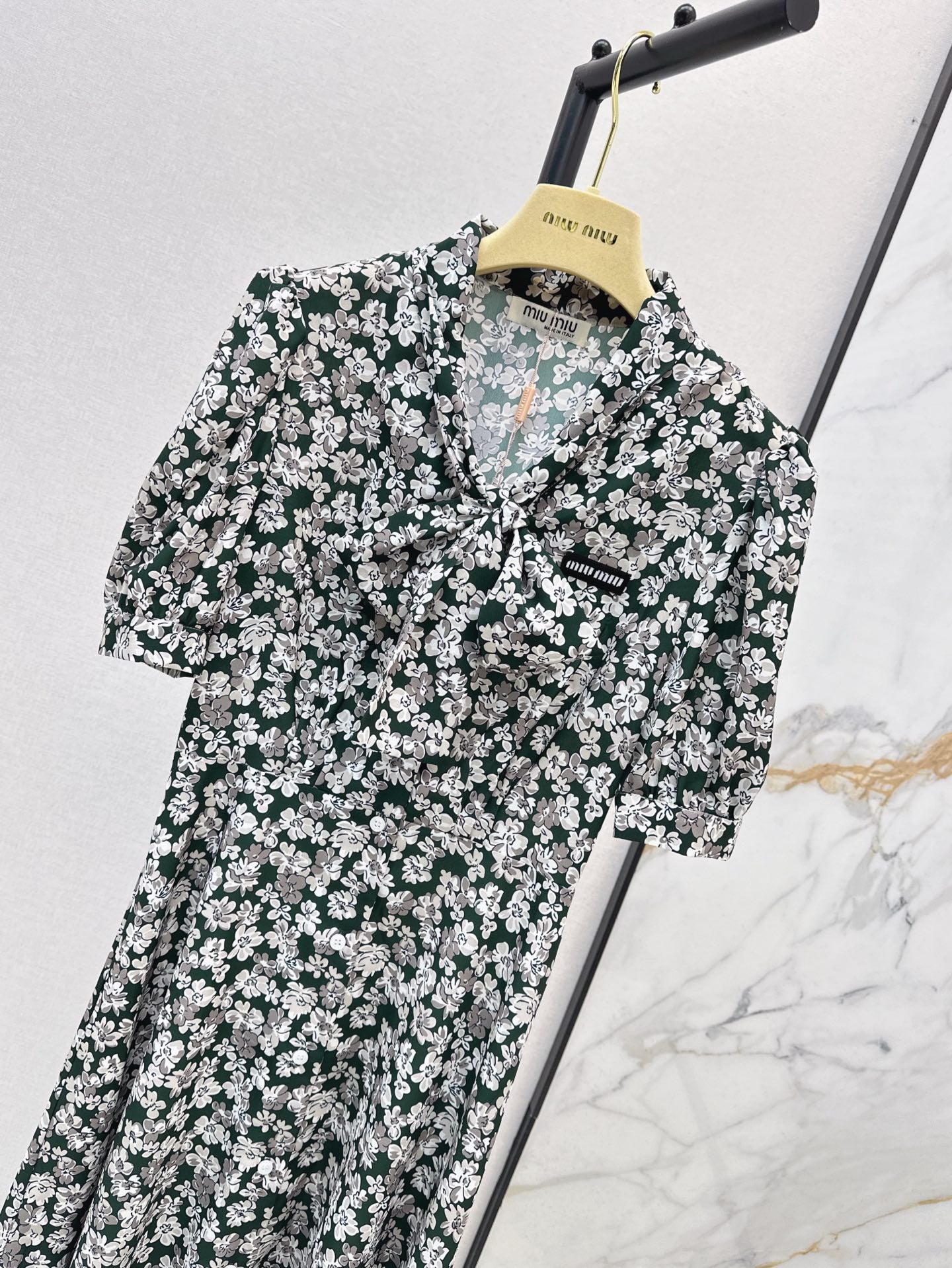 Miu 25ss floral dress