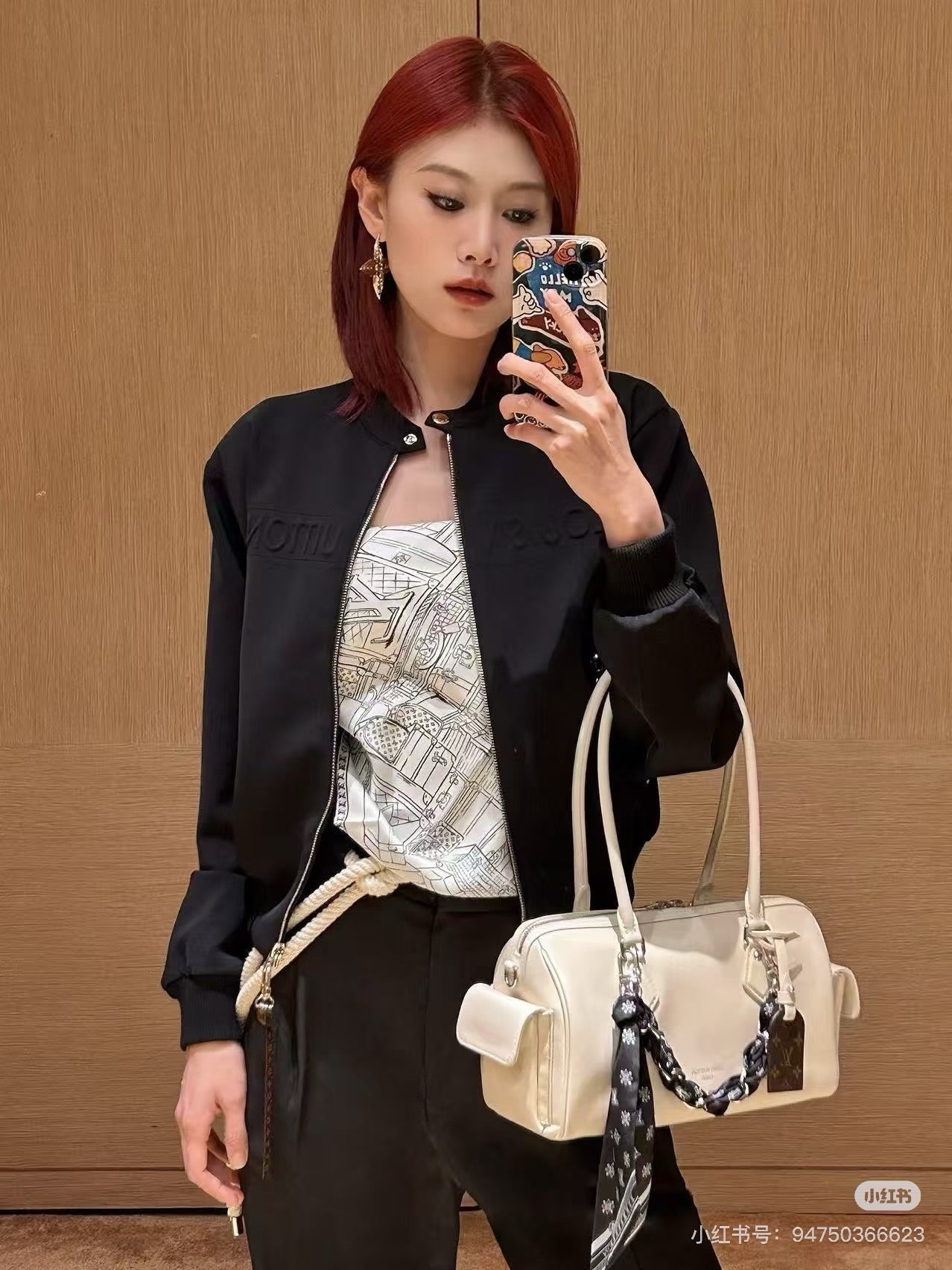 Louis 25ss embossed jacket