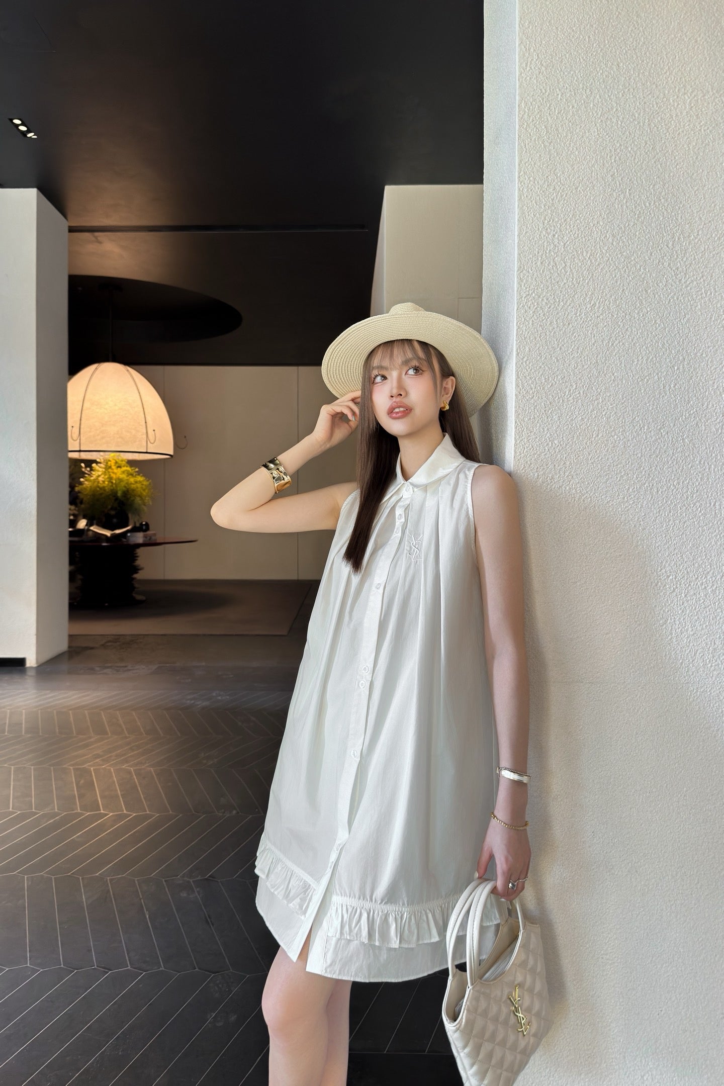 Saint lau 25ss sleeveless dress