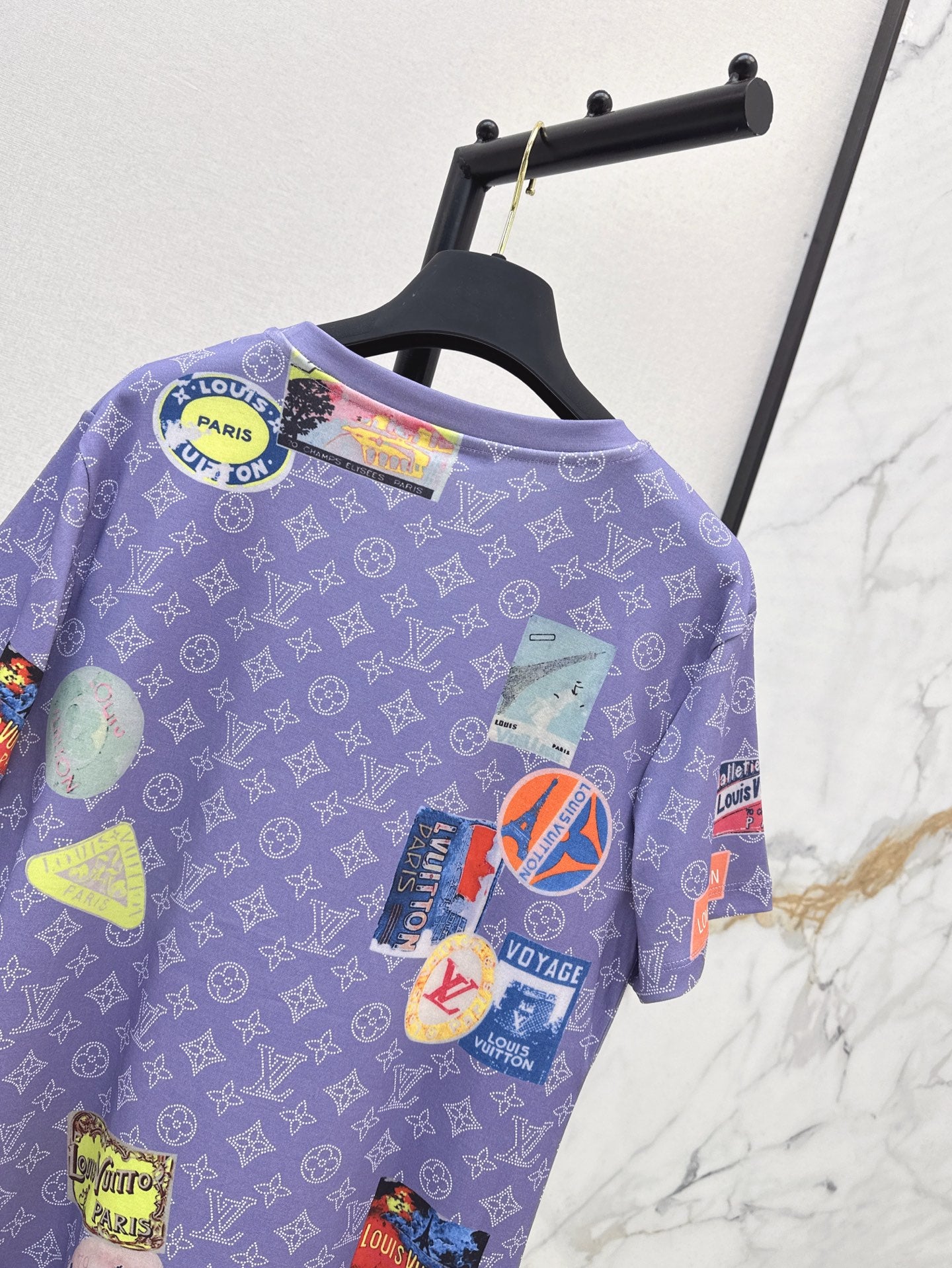 L 25ss print t-shirt