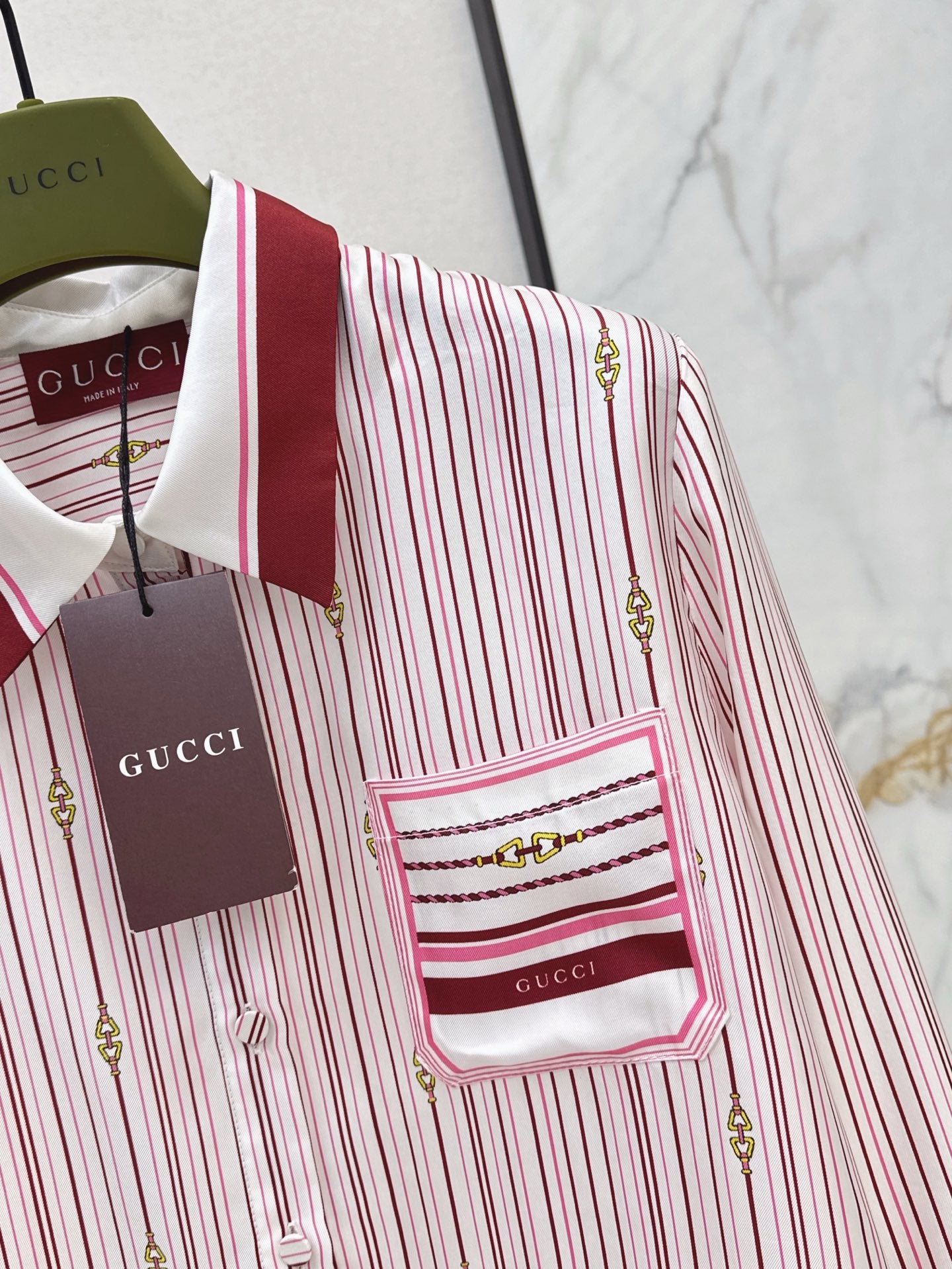 G 25ss silk shirt