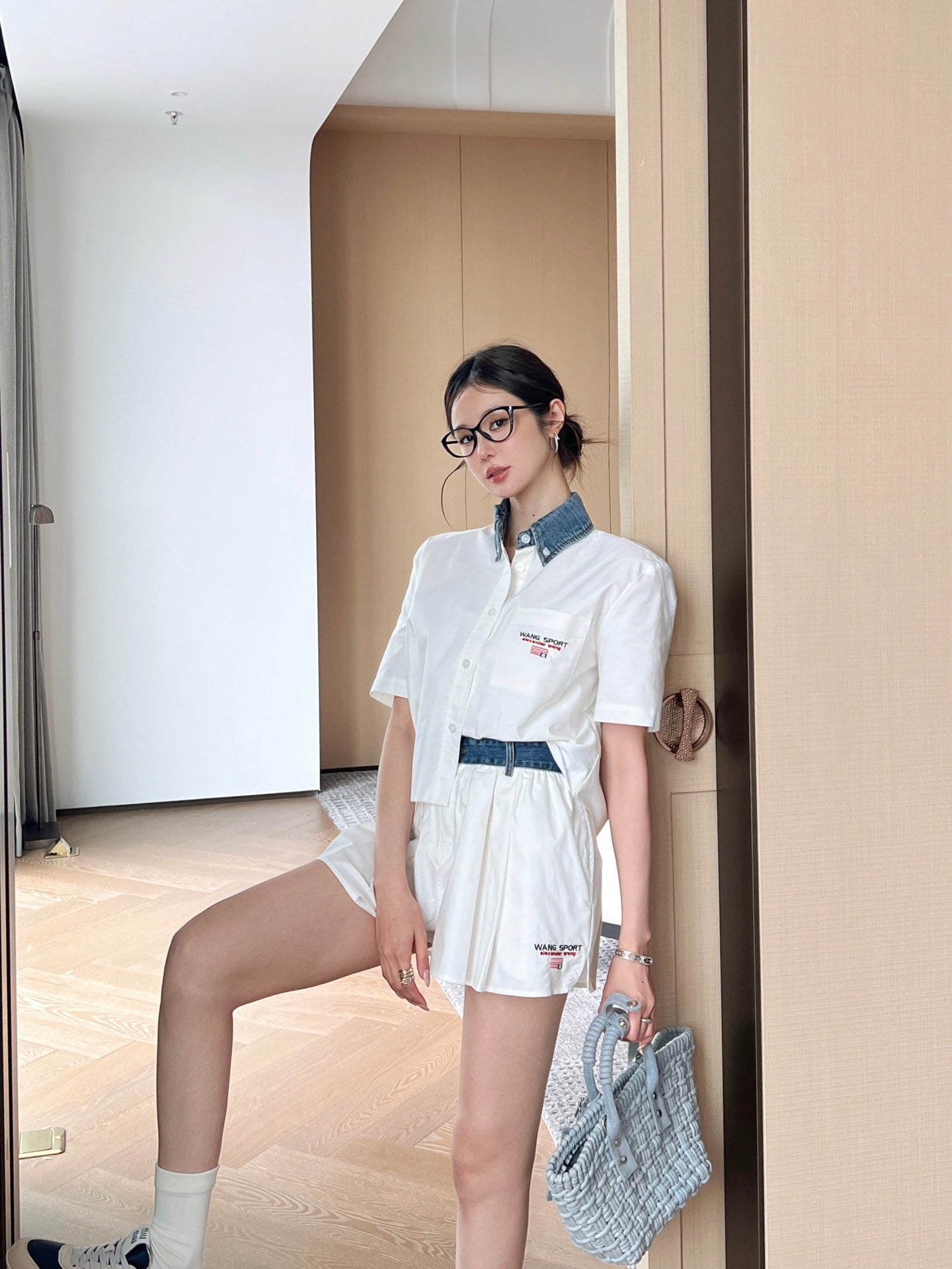 Alexand 25ss embroidered skirt