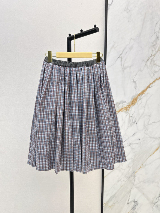 Mi 25ss plaid dress