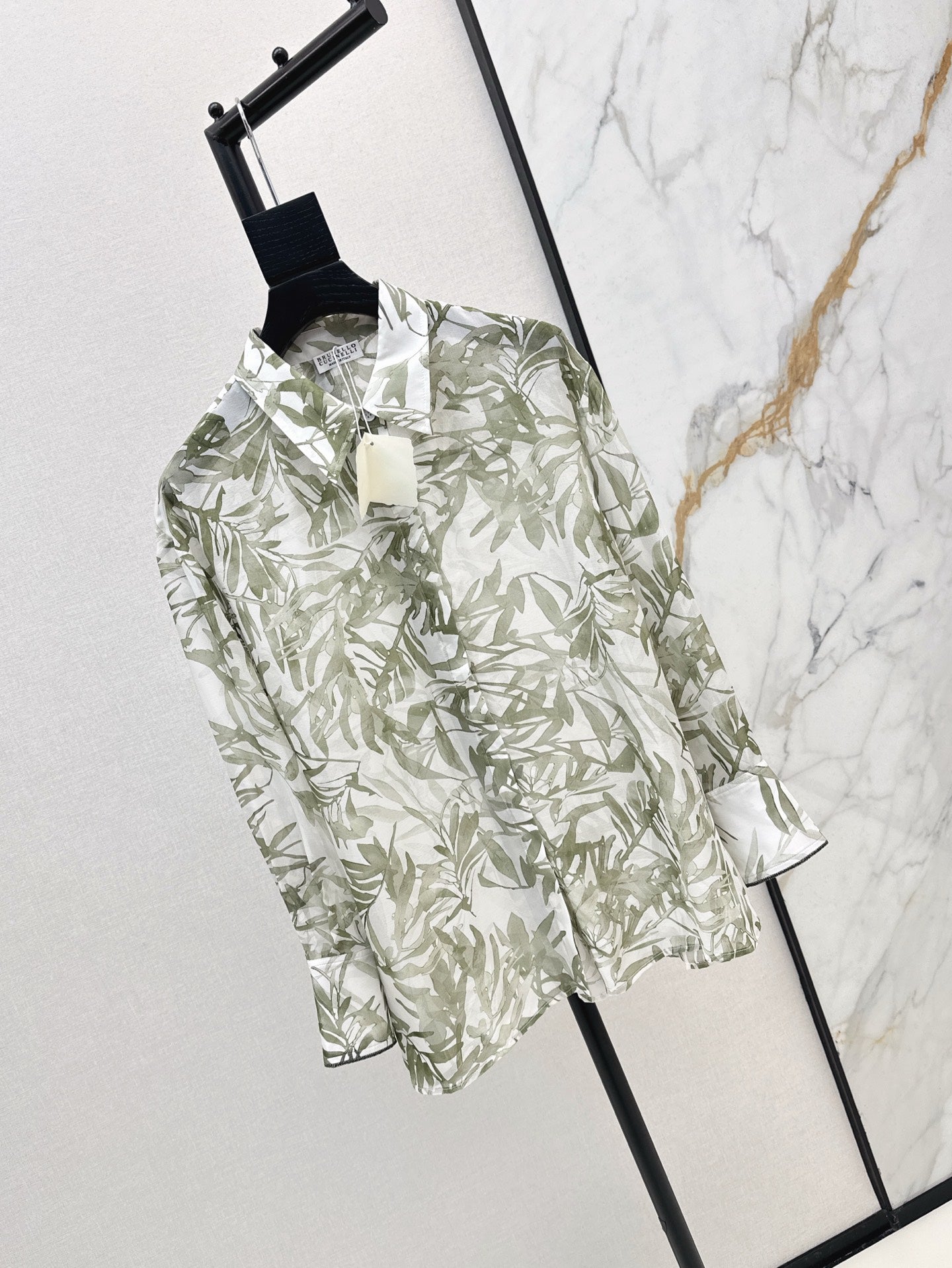 bru 25SS silk shirt
