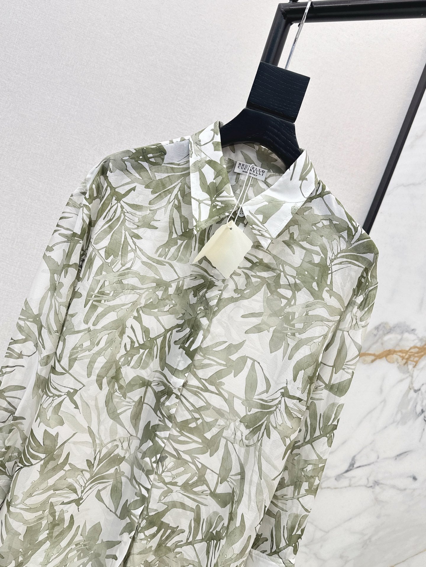 bru 25SS silk shirt