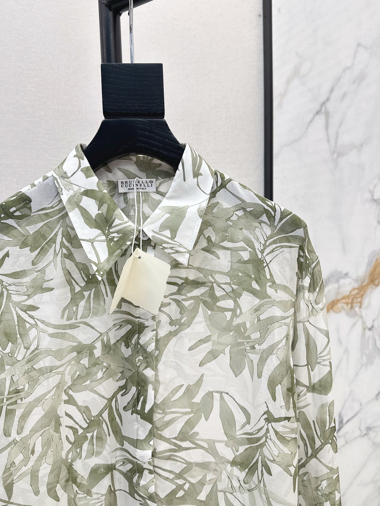 bru 25SS silk shirt