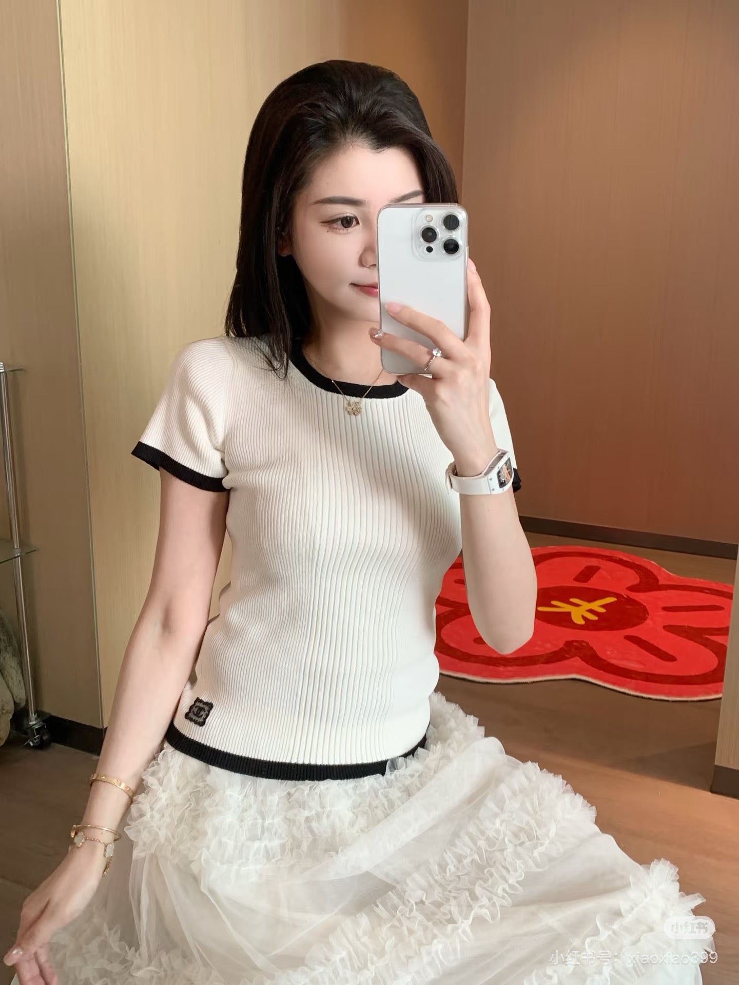 C 25ss knit t-shirt