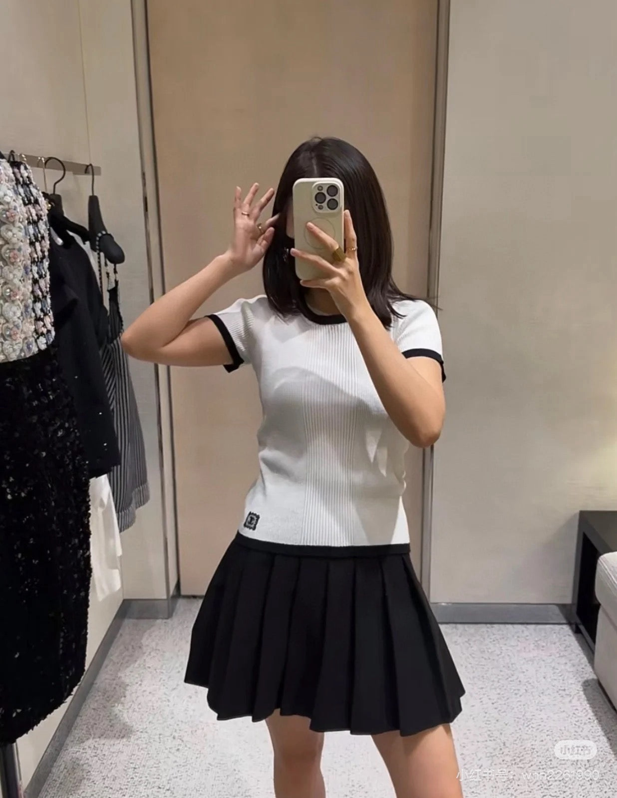 C 25ss knit t-shirt